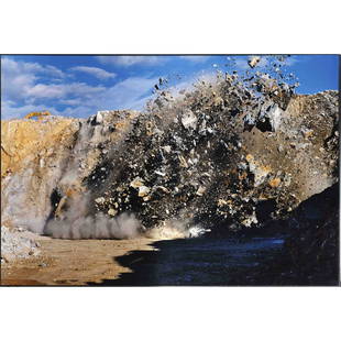 Naoya Hatakeyama (*1958), con: Naoya Hatakeyama (*1958), contemporary Japanese photographer, winner of the ''Kimura Ihei Shashin-sho'', the most important photography prize in Japan. Blast 19'', 1995, chromogen print on cardboard,