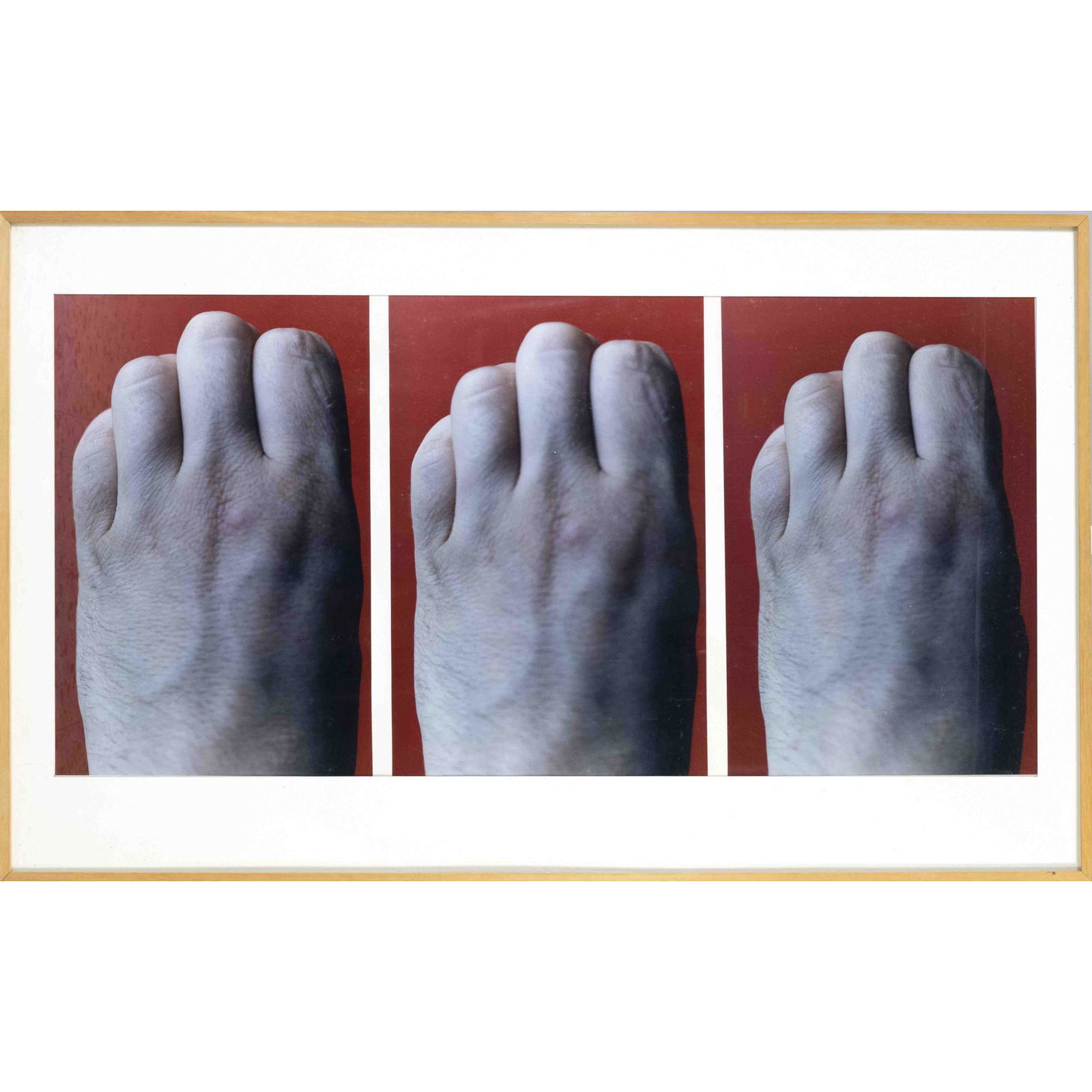 Thomas Florschuetz (*1957), T: Thomas Florschuetz (*1957), Triptych no. 33, 1989, triptych of C-prints on Kodak paper, signed ''Thomas Florschuetz'' and inscribed ''13'' in black felt-tip pen on the back of the frame, unique in thi