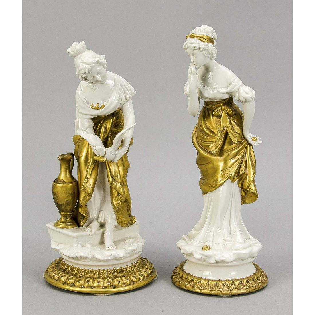 Two figures of girls, 20th c., gi (1 of 1)