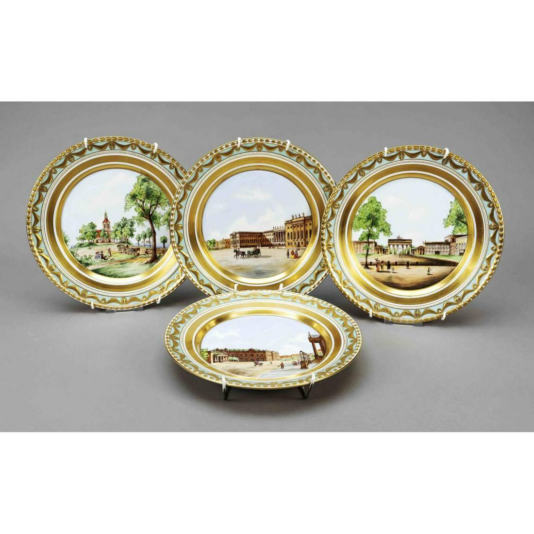 Four view plates, KPM, 2nd half o (1 of 1)