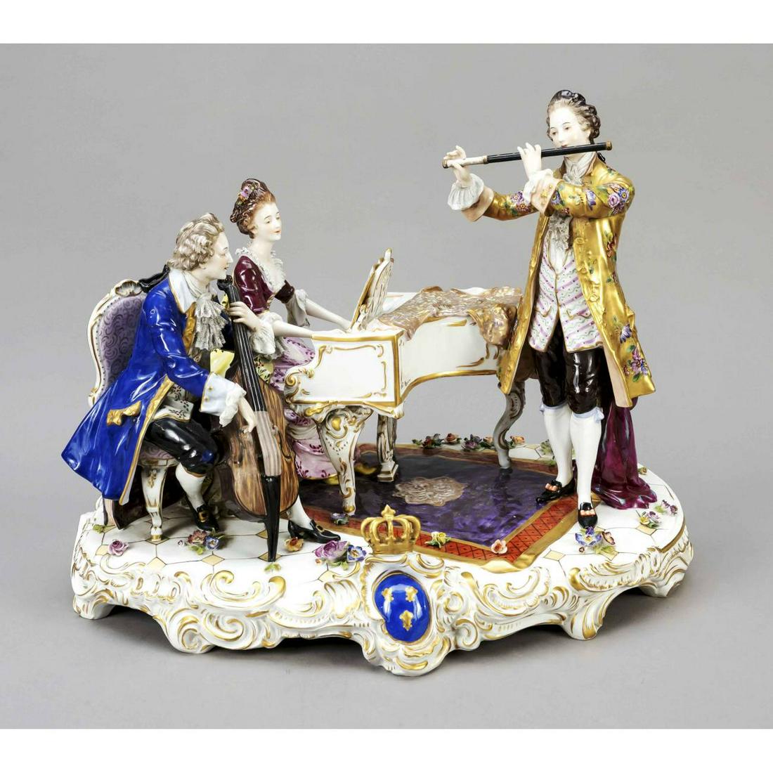 Large music group, Rudolstadt, Th (1 of 2)