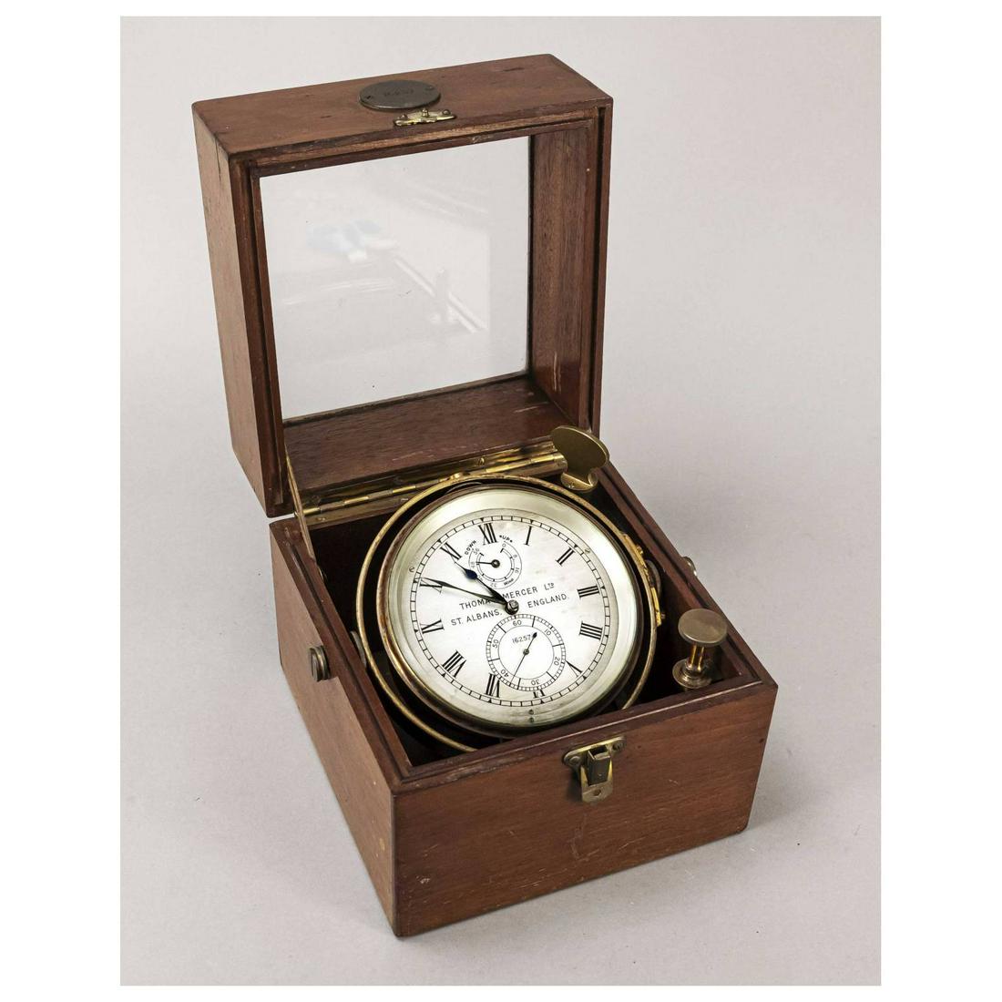 Ship's chronometer, Thomas Mercer L (3353) on Jan 19, 2023 Historia Auctionata in bERLIN