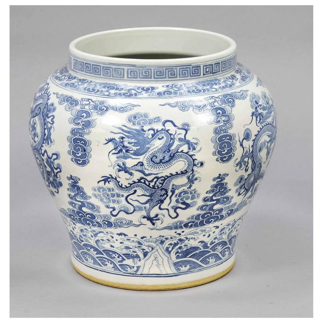 Dragon planter, China, 20th c., por (1 of 1)