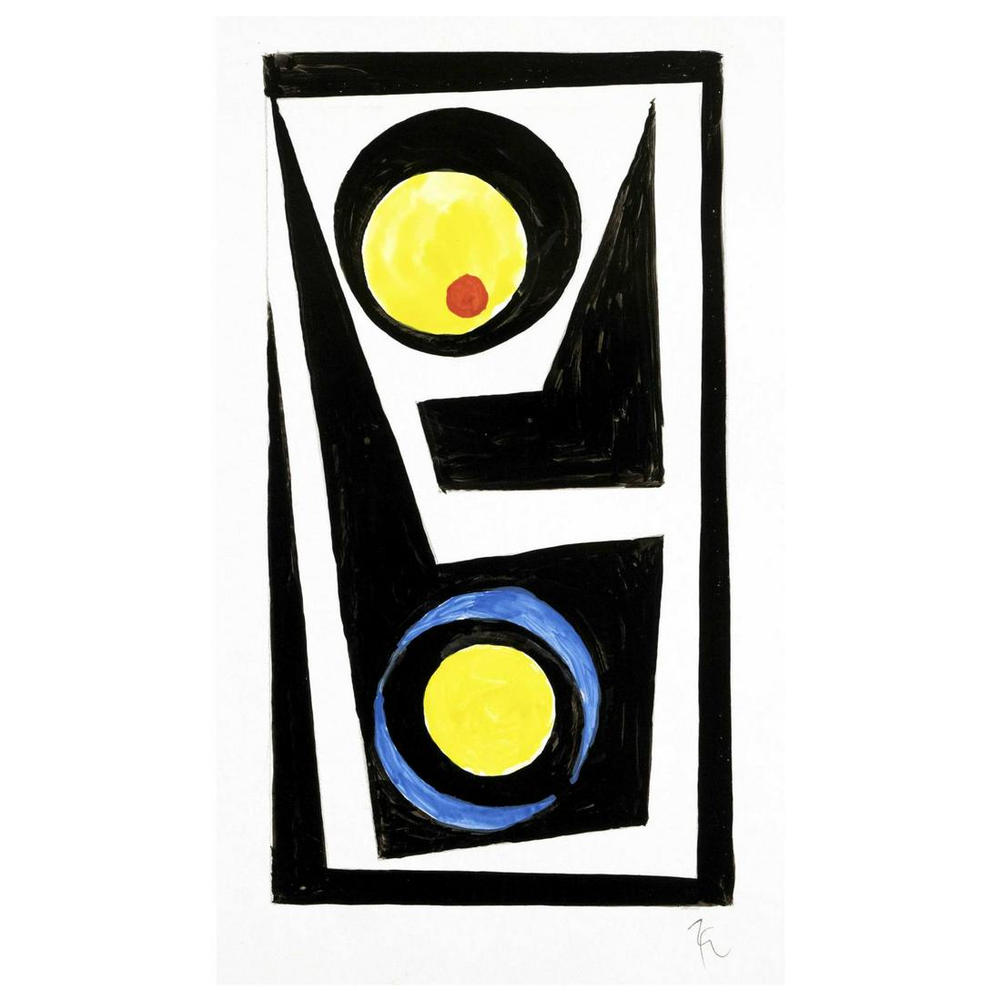 Thilo Maatsch (1900-1983), Braunsch: Thilo Maatsch (1900-1983), Braunschweig painter and graphic artist, founder of the Society for Friends of Young Art, which included Lyonel Feininger, Paul Klee and Johannes Molzahn, in the 1950s stays