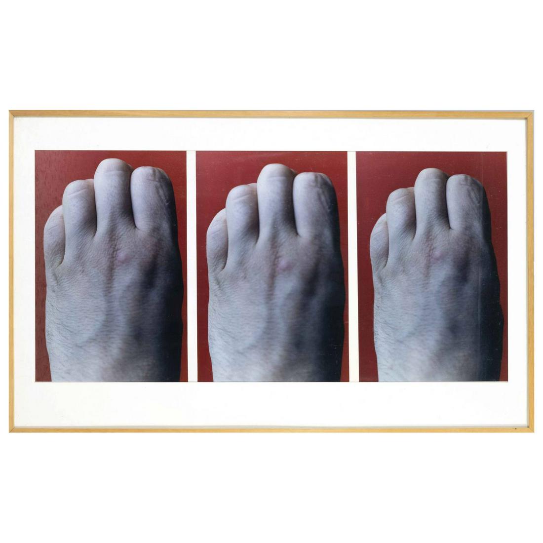 Thomas Florschuetz (*1957), Triptyc: Thomas Florschuetz (*1957), Triptych no. 33, 1989, triptych of C-prints on Kodak paper, signed on the back of the frame with black felt-tip pen ''Thomas Florschuetz'' and inscribed ''13'', in this for