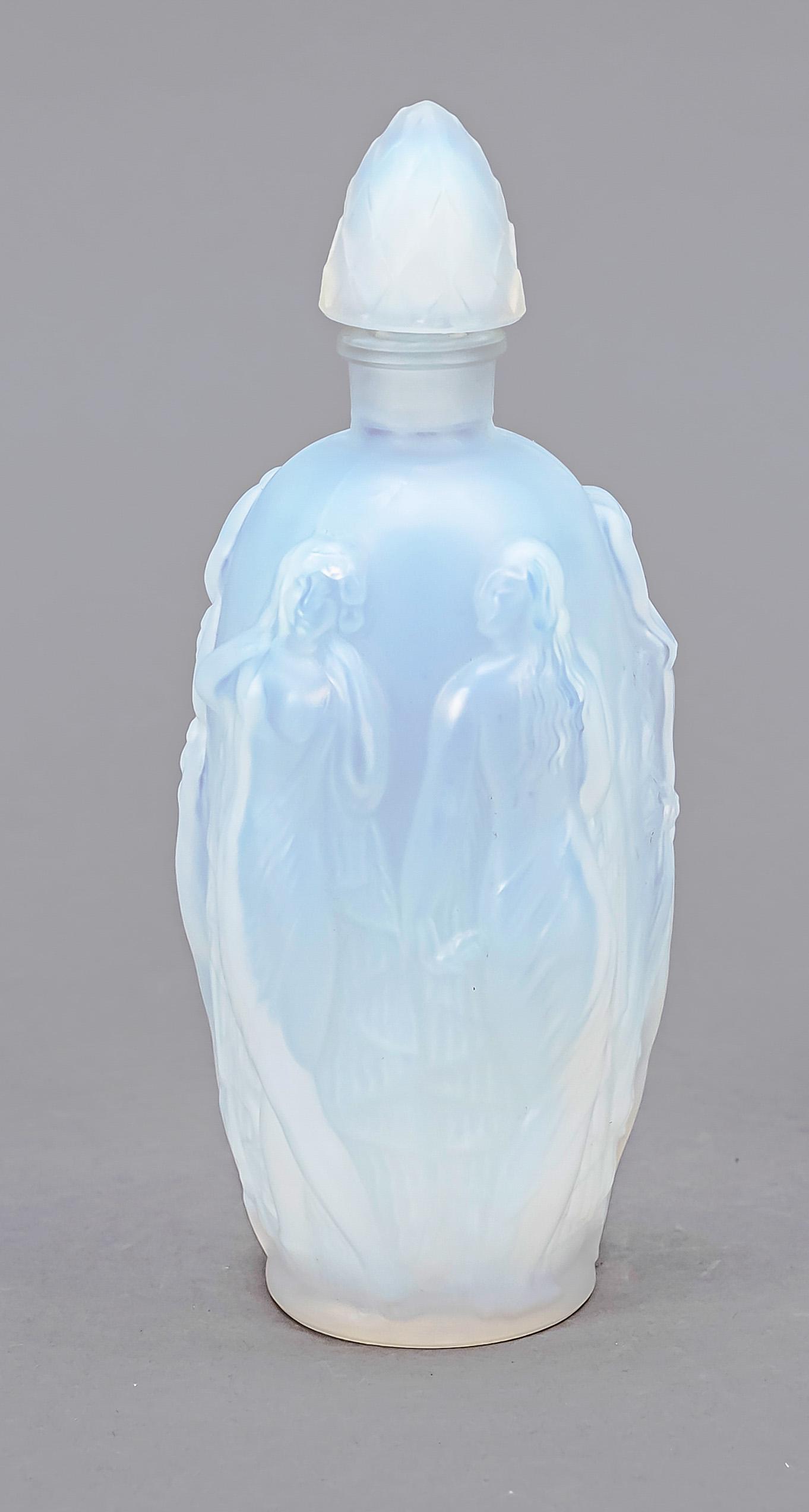 Flacon, France, around 1930, Maurius Ernest Sabino, Paris, round stand, oval body, cone stopper, (1 of 1)