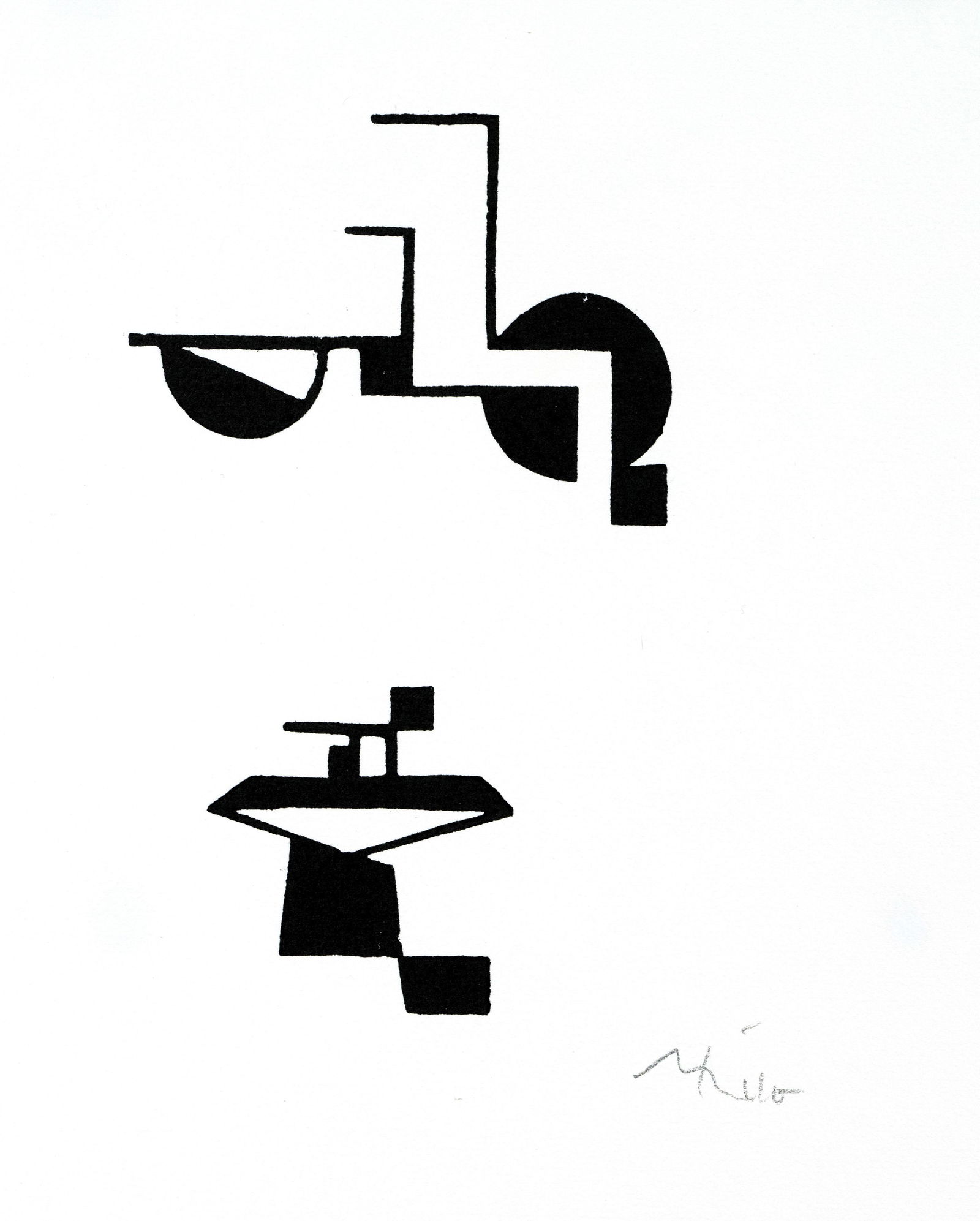 Thilo Maatsch (1900-1983), Braunschweig painter and graphic artist, founder of the Society for: Thilo Maatsch (1900-1983), Braunschweig painter and graphic artist, founder of the Society for Friends of Young Art, which included Lyonel Feininger, Paul Klee and Johannes Molzahn, in the 1950s stays