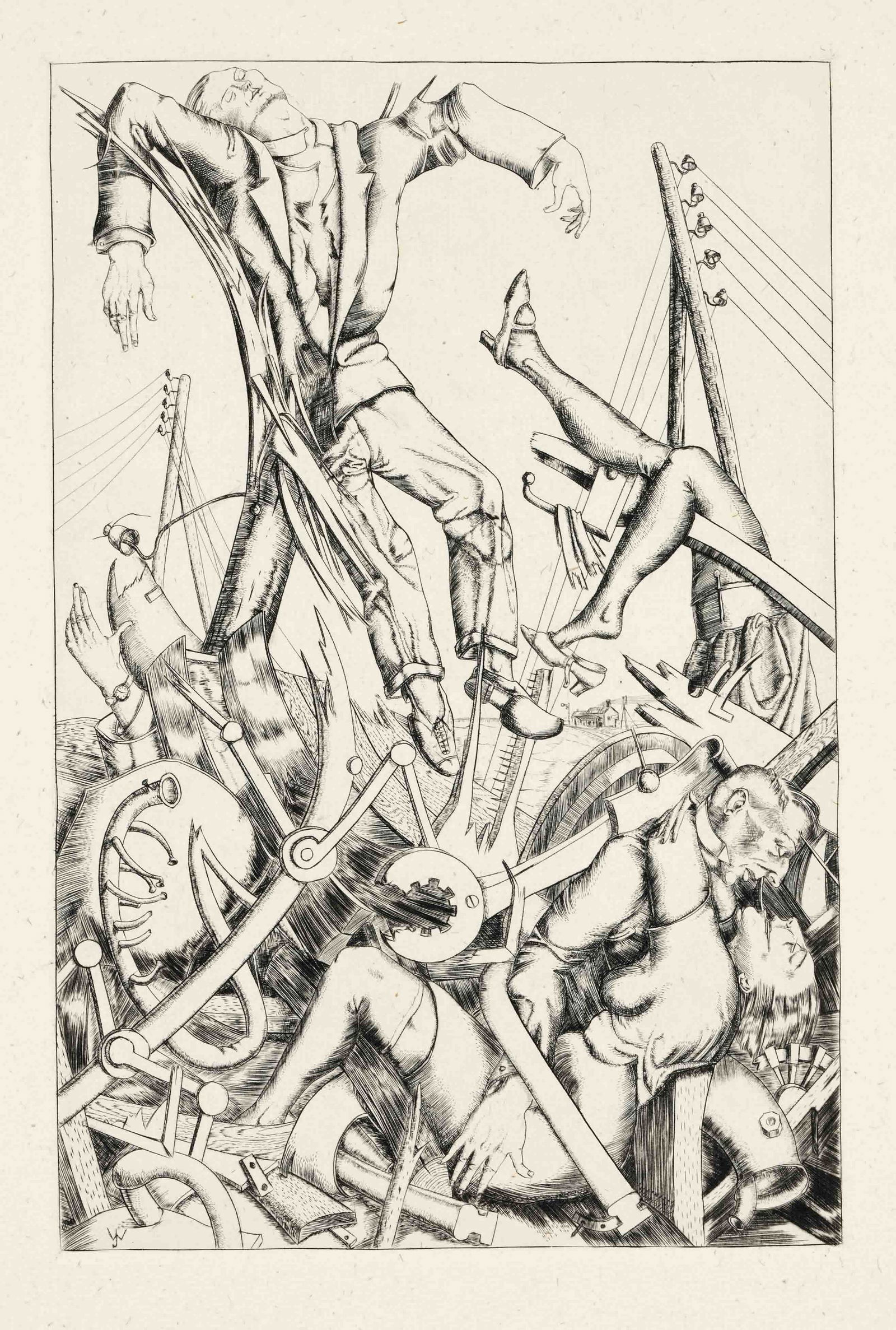 Group of 8 prints by various artists of the 20th century, Edition Griffelkunst: Georg Herold (*: Group of 8 prints by various artists of the 20th century, Edition Griffelkunst: Georg Herold (*1947), etching, Irmel Droese (*1947), lithograph, Tom Wasmuth (*1941), offset, Franz Erhard Walther (*193