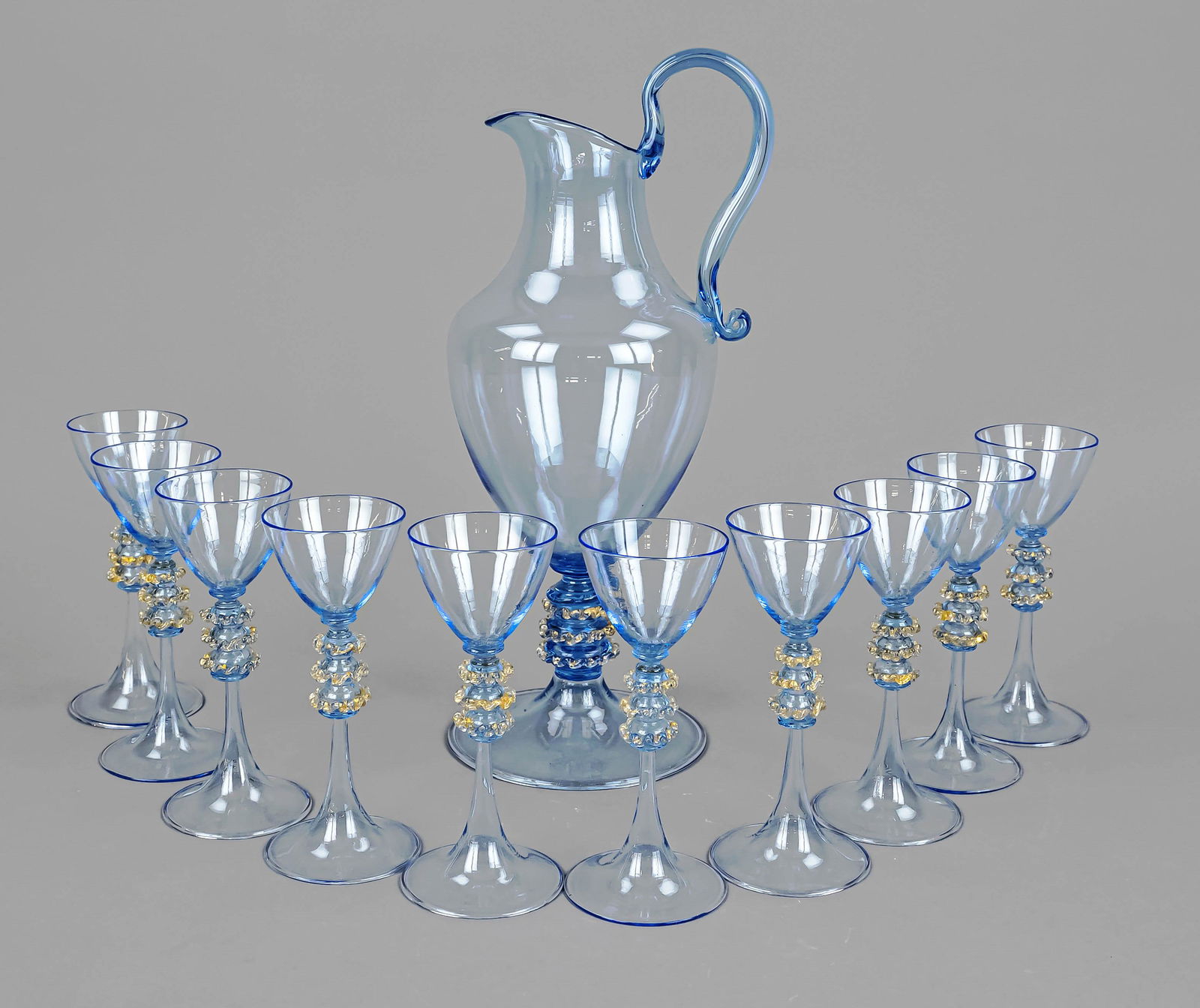 Eleven piece liqueur set, Ital (1 of 1)