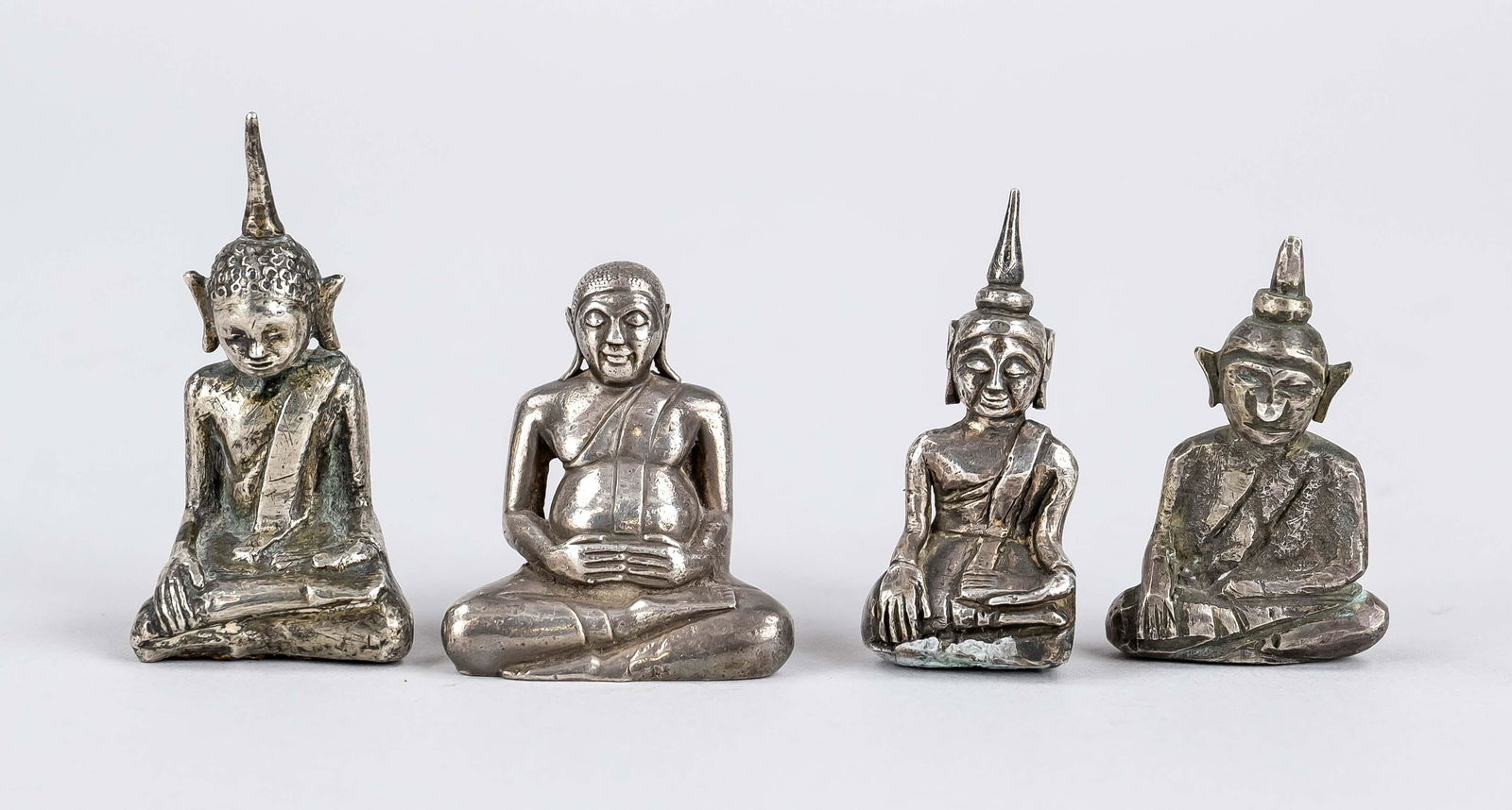 4 silver buddhas, Thailand, 19 (1 of 1)