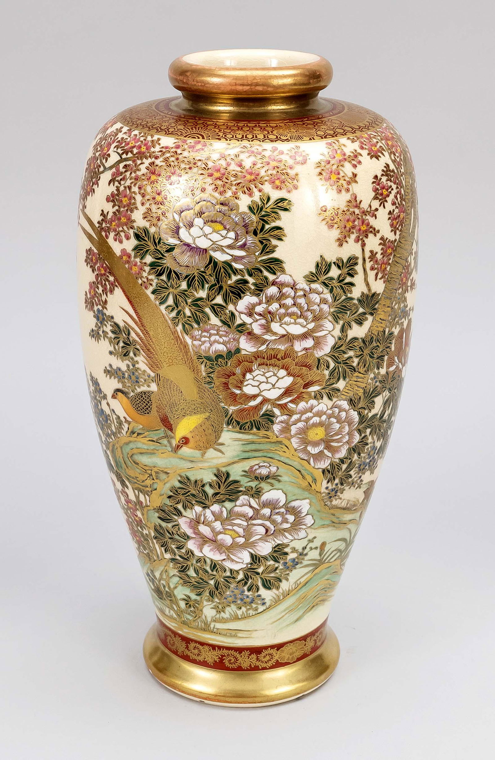 Satsuma vase, Japan, c. 1900, (1 of 2)