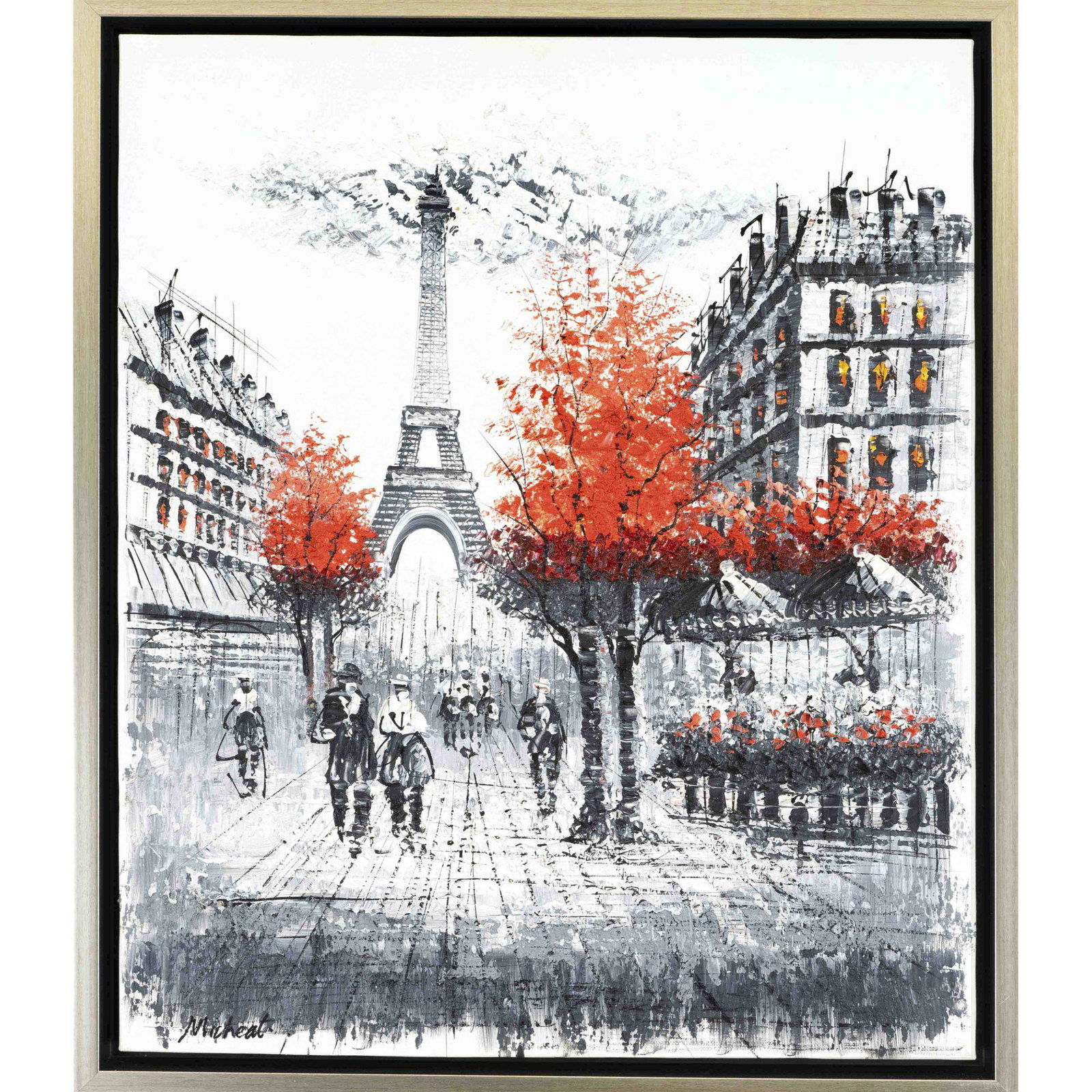 Decomaler 21st c., Paris street scen (1 of 1)