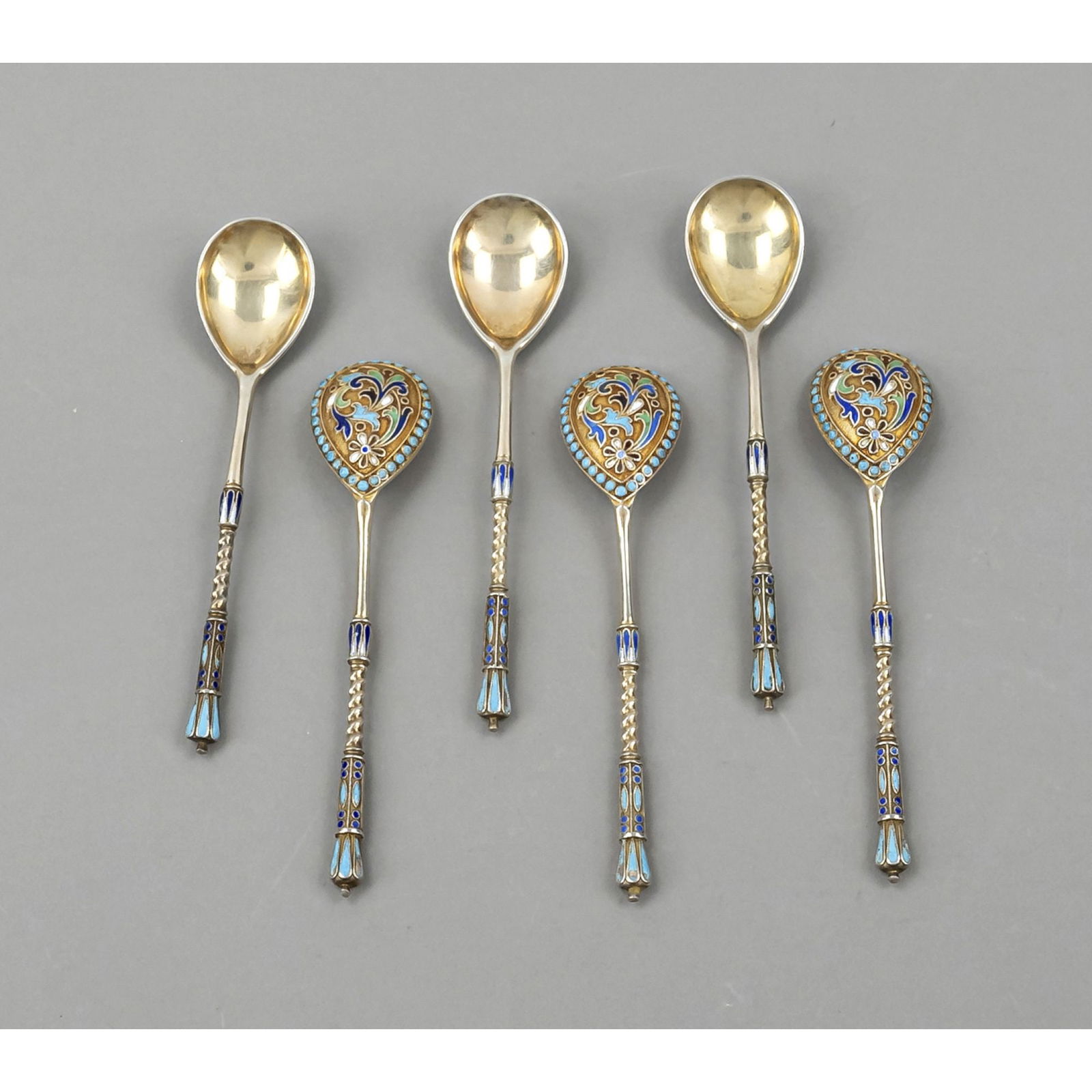 Six teaspoons, Russia, early 20th (1 of 1)