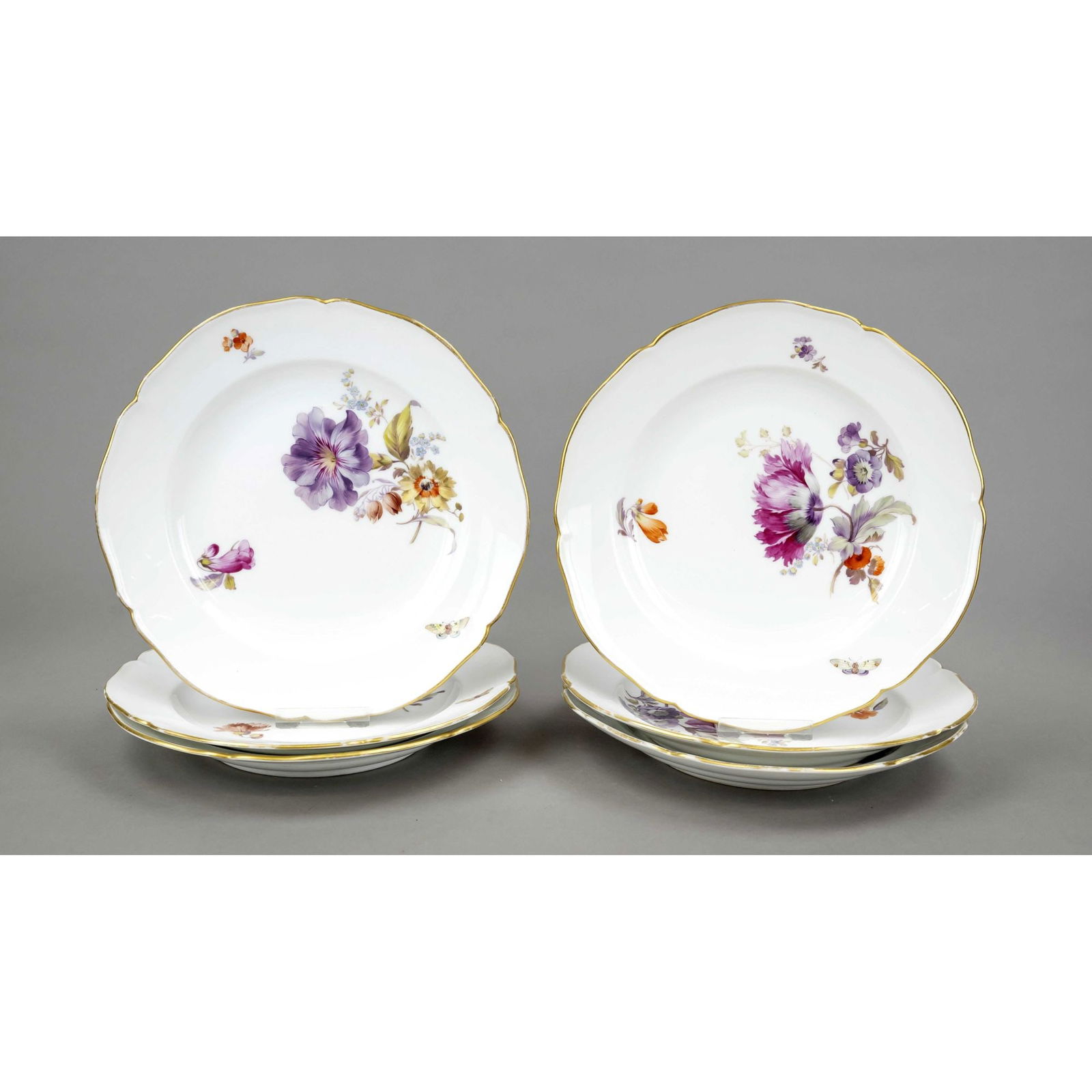 Six dinner plates, KPM Berlin, ma (1 of 1)