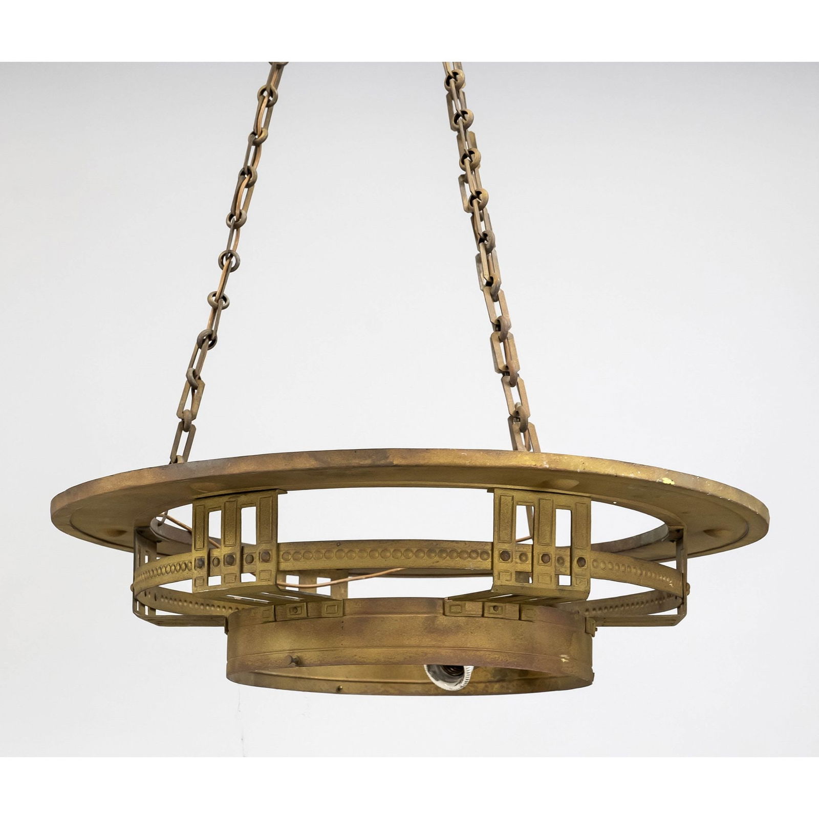 Ceiling lamp, 1920s? Brass. Openw (1 of 1)