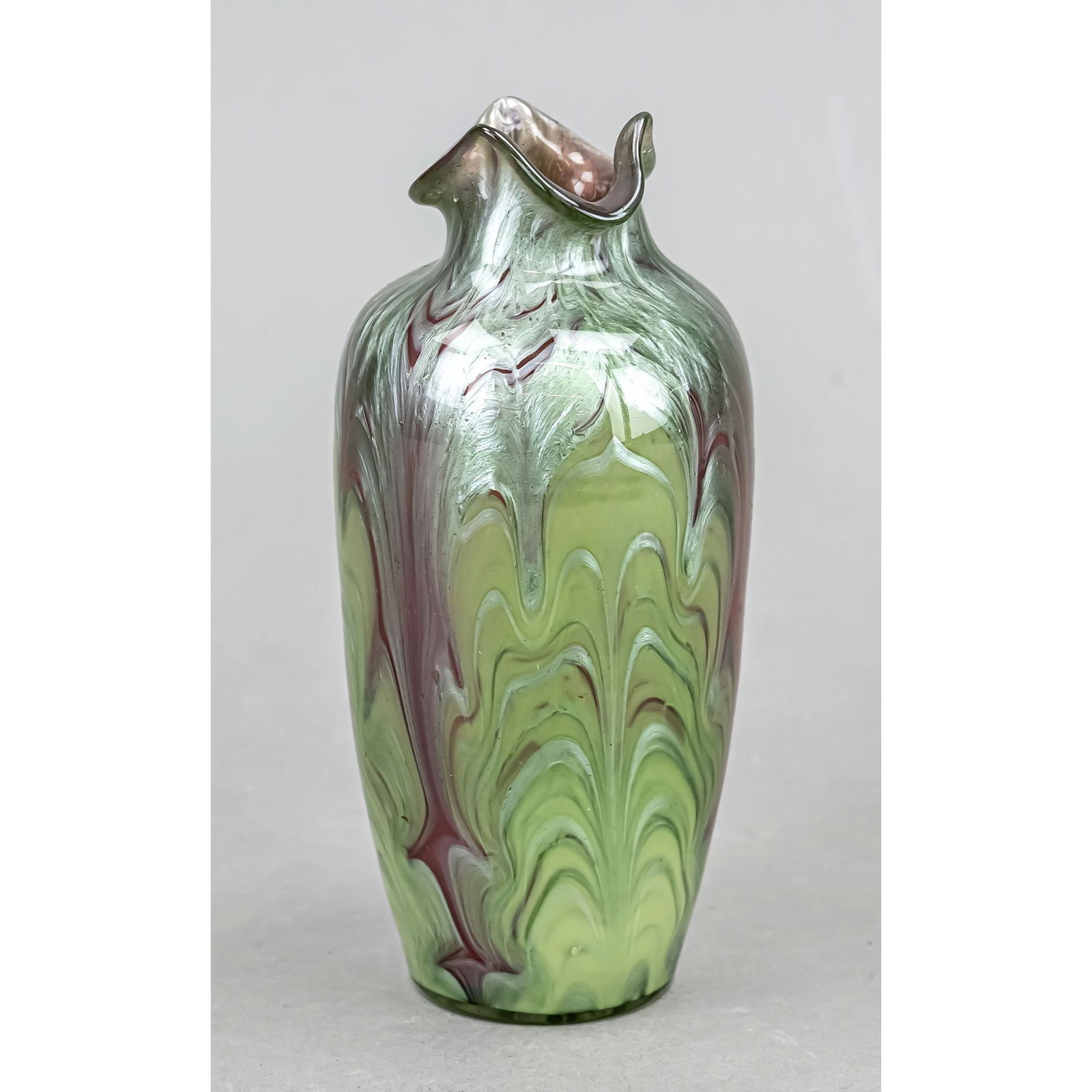 Vase, 20th century, round base, body wi (1 of 1)