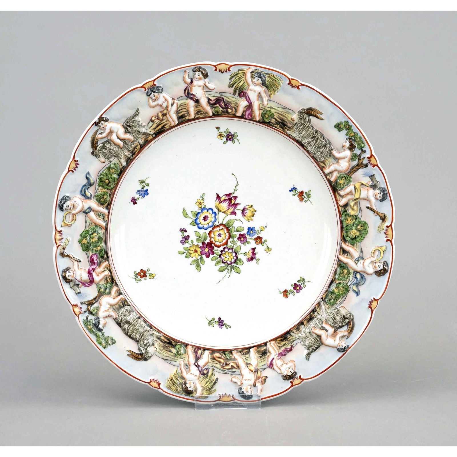 Relief plate in the Capodimonte st (1 of 1)