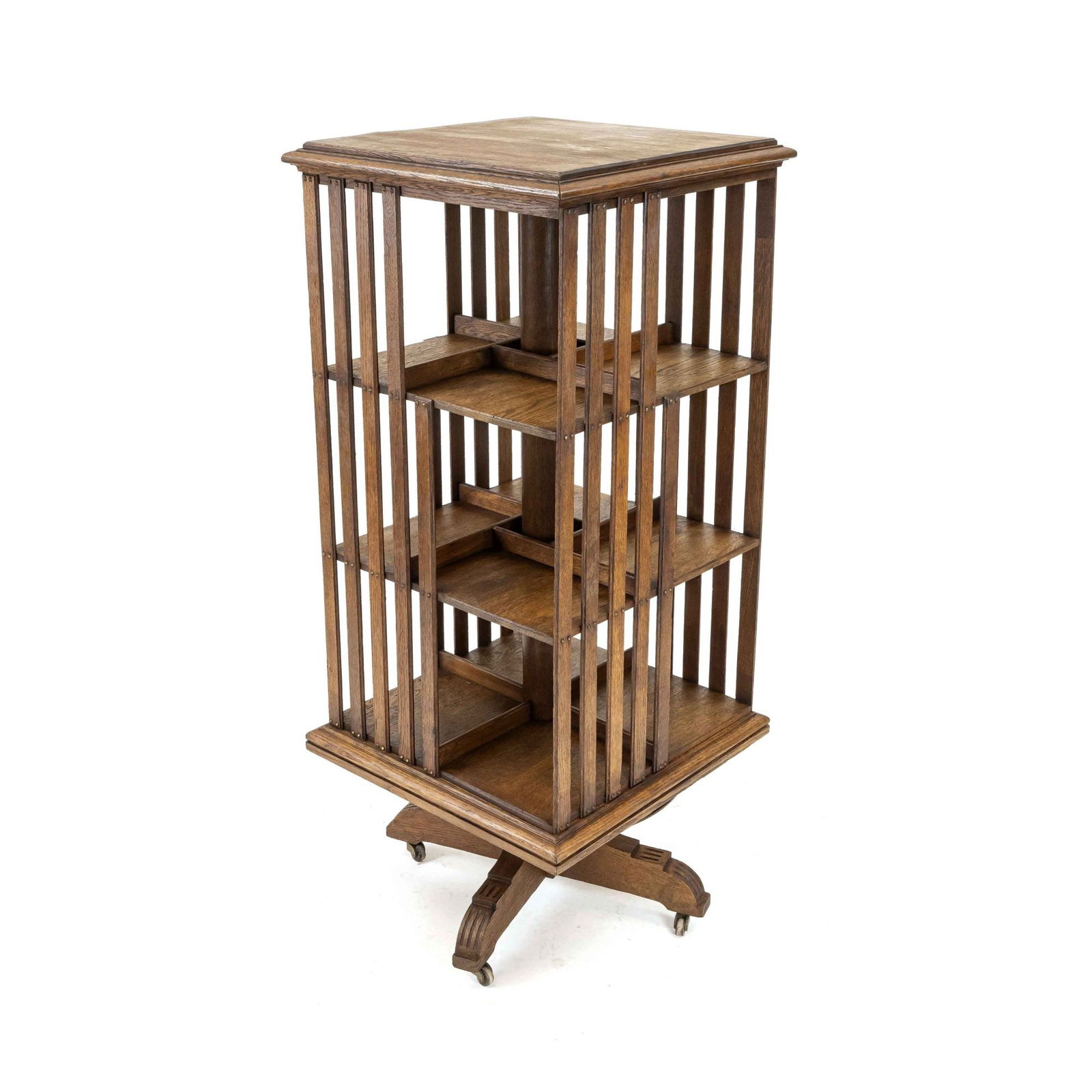 Book mill around 1900, oak, swivel (1 of 1)