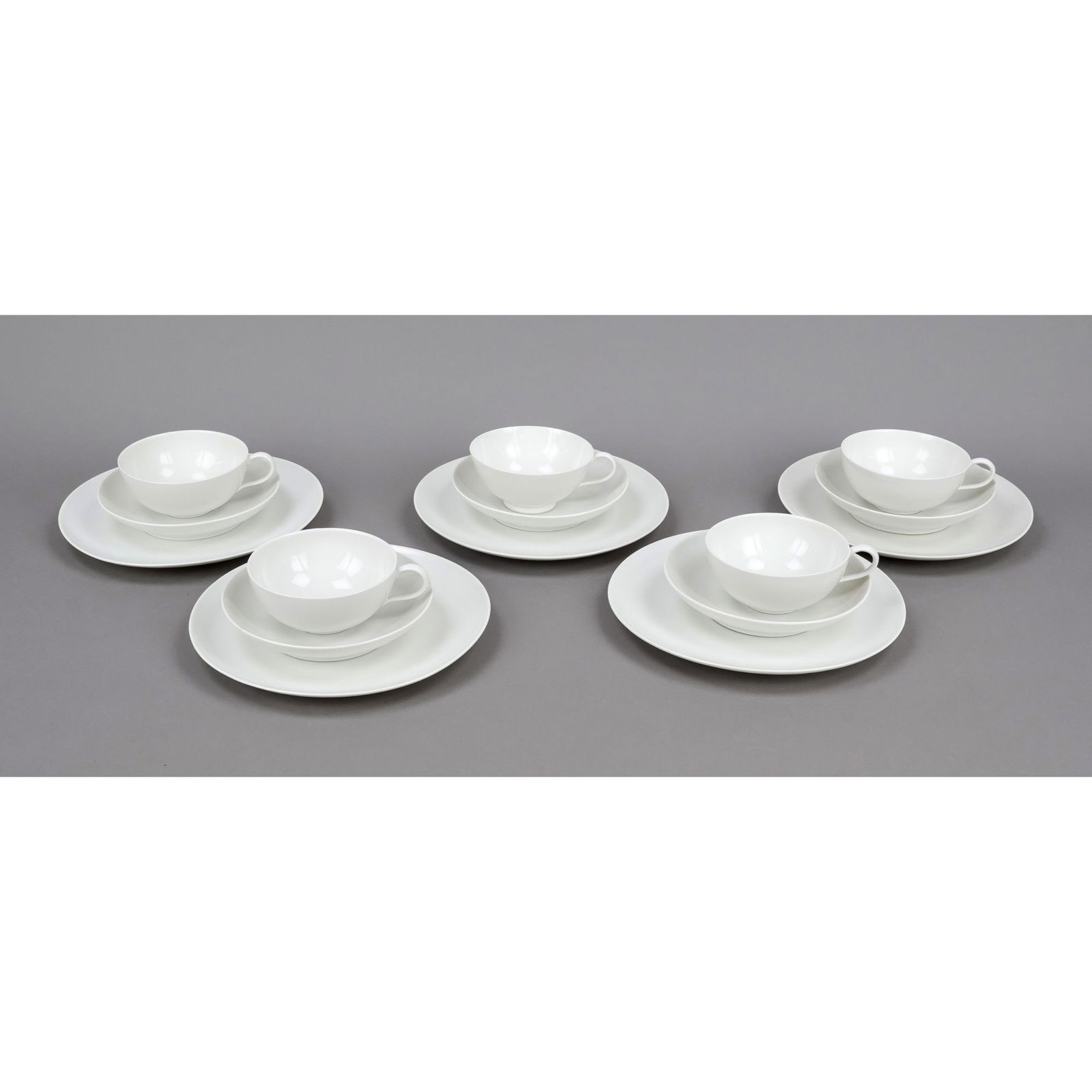 Five tea sets, KPM Berlin, pre-19 (1 of 1)