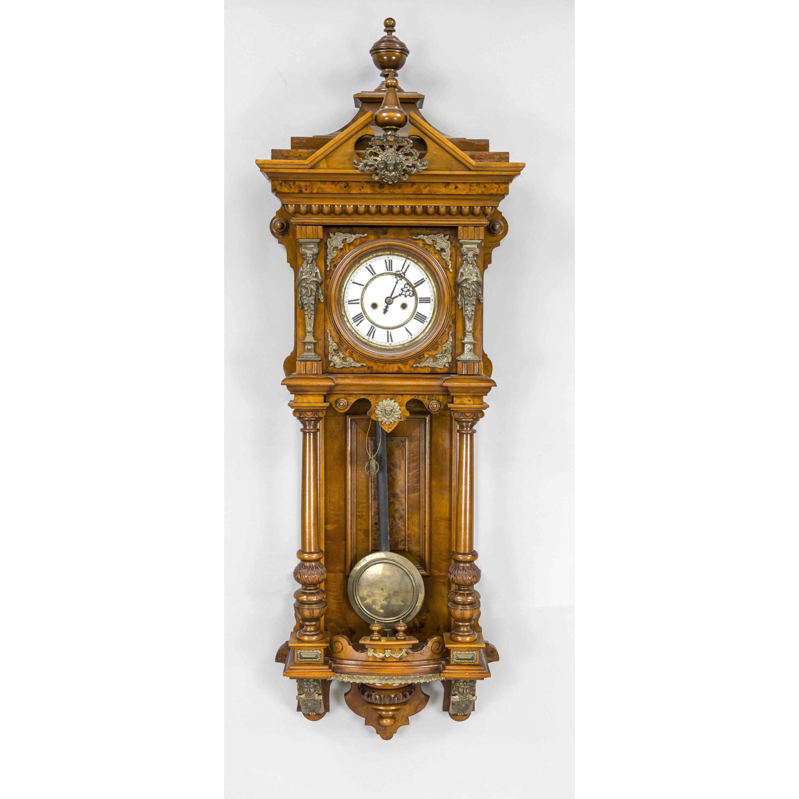 Gustav Becker cantilever clock, w (1 of 1)