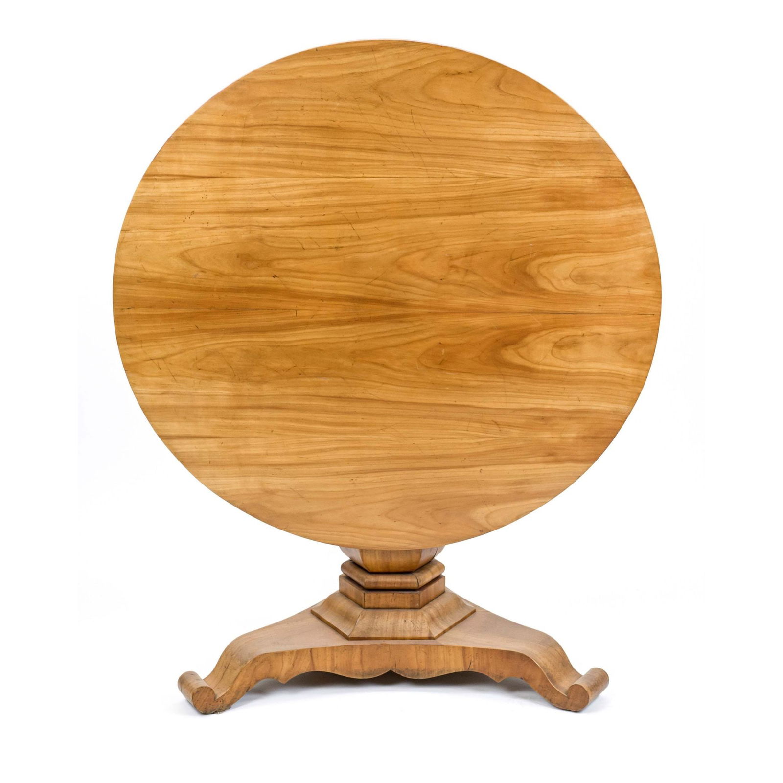 Round Biedermeier dining table, 1 (1 of 3)