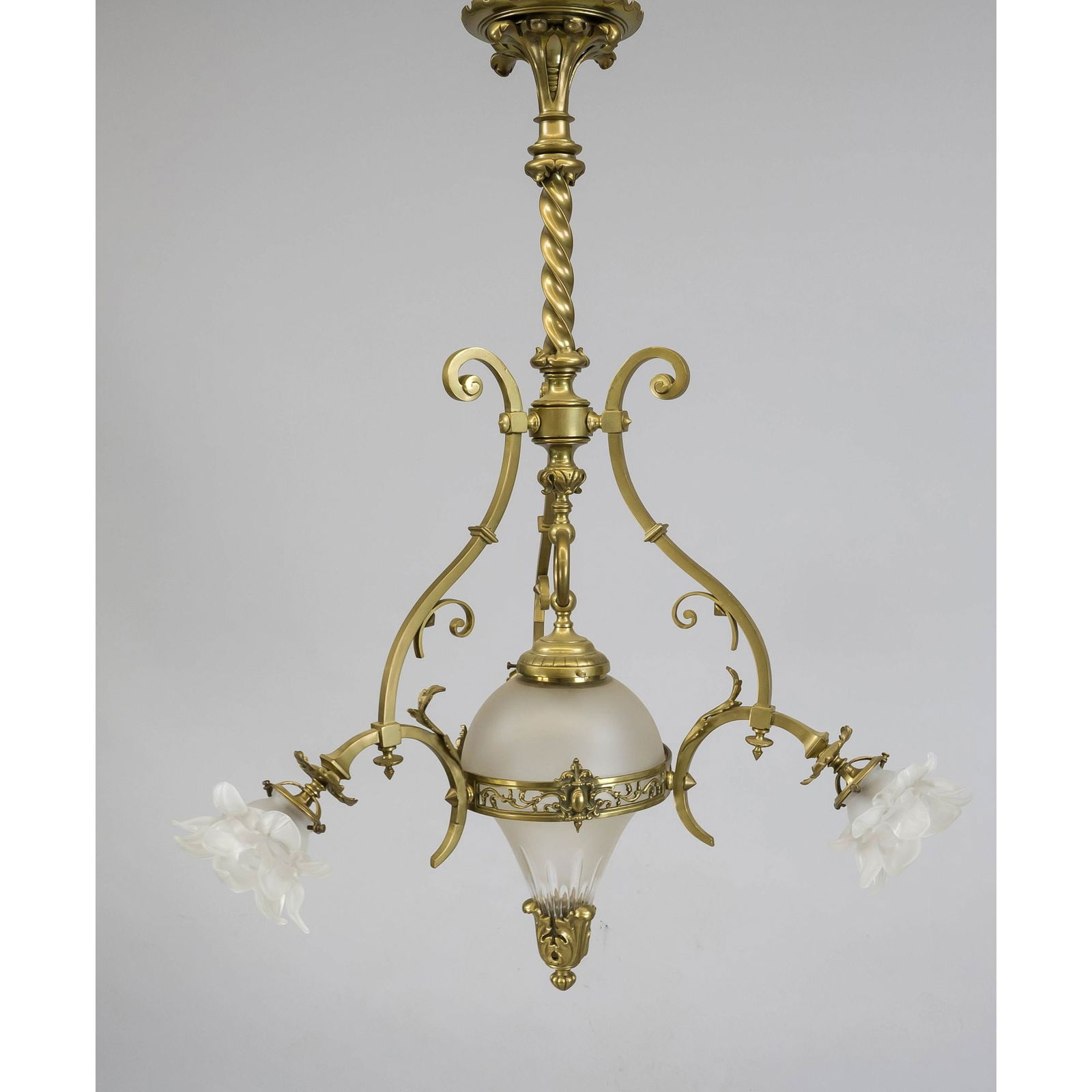 Ceiling lamp, late 19th century Th (1 of 2)