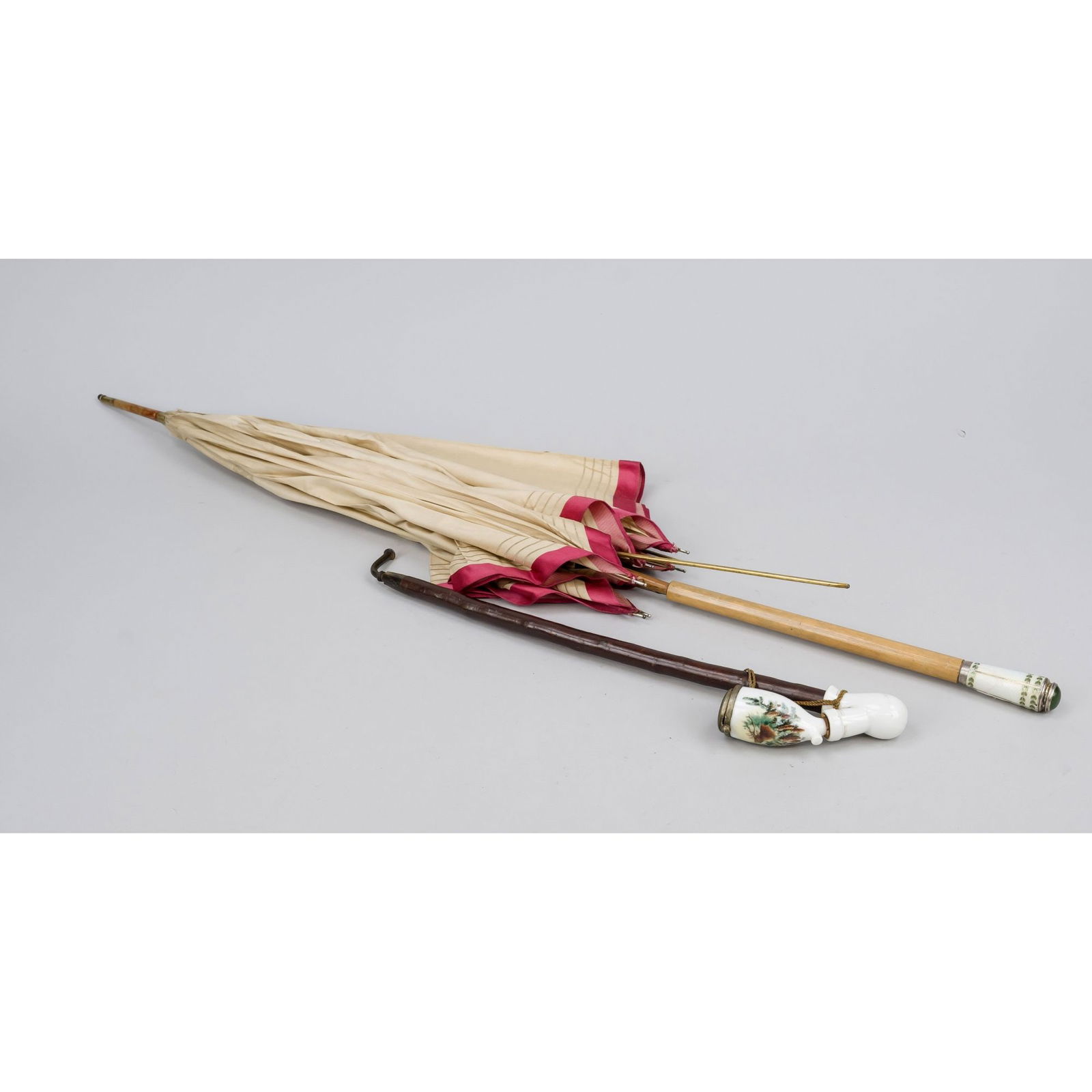 Two pieces, circa 1900: parasol, b (1 of 1)