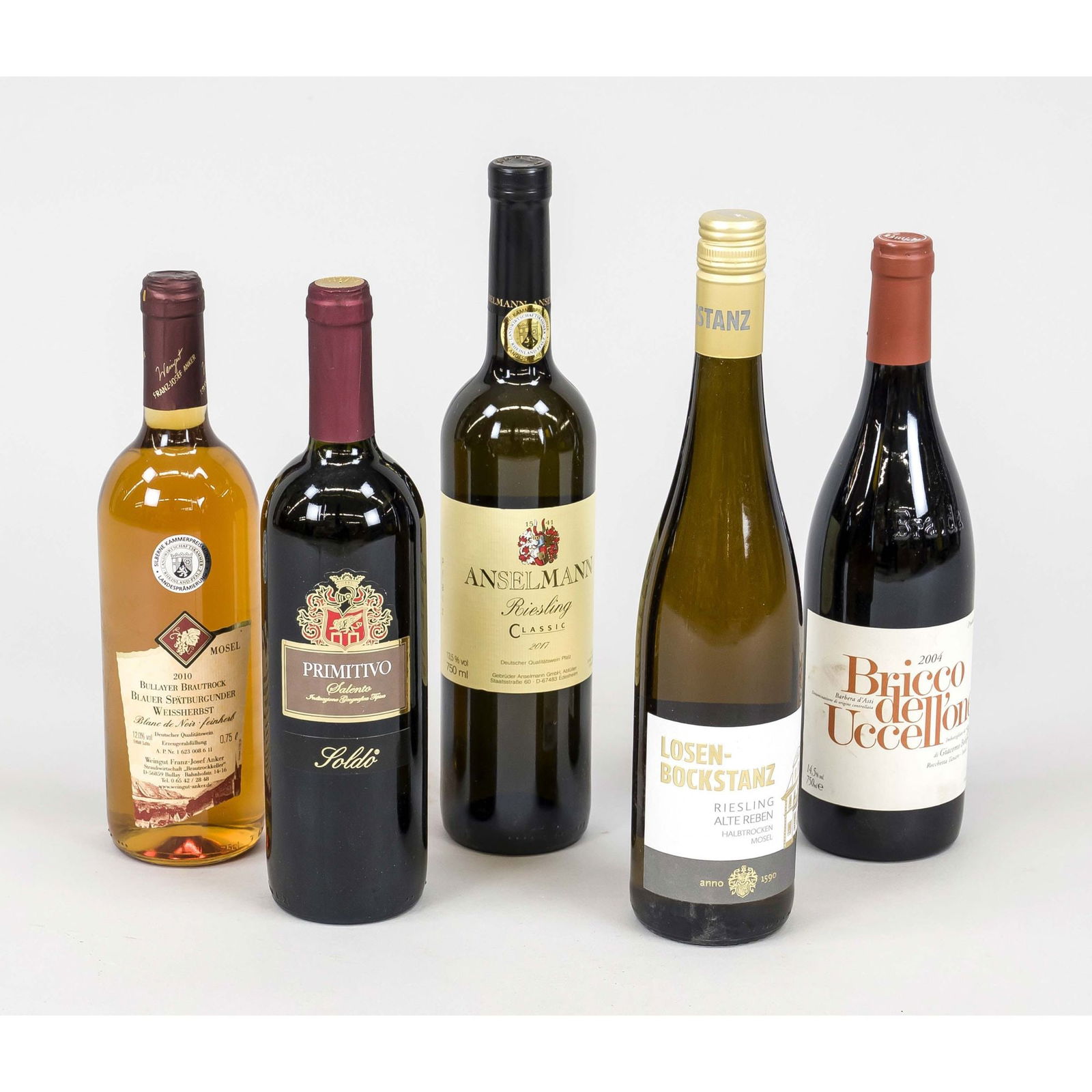 Lot of 20 bottles of mixed wines, (1 of 1)