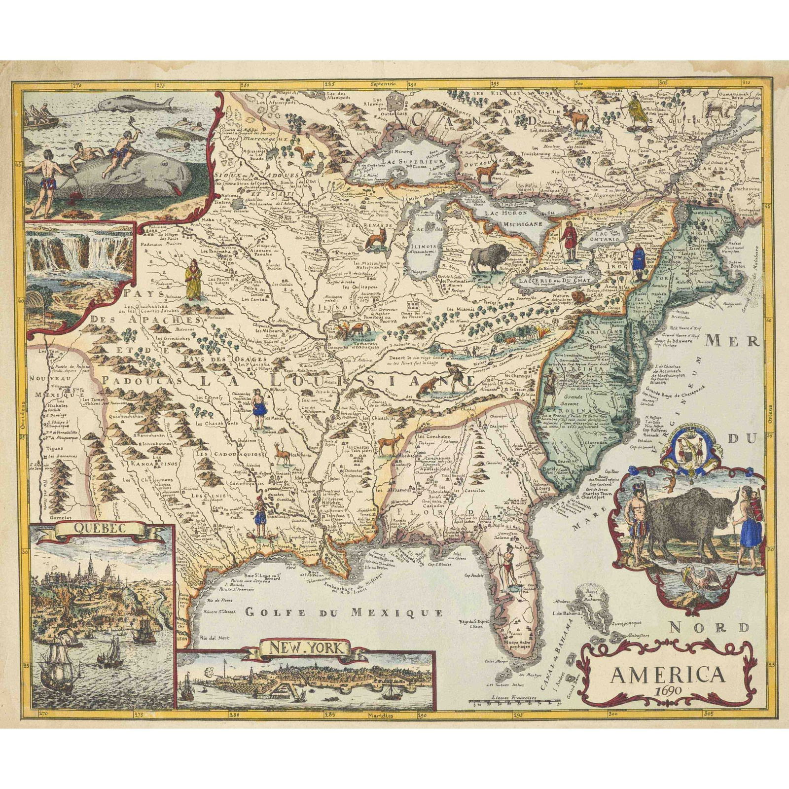 Curious map of America in the (1 of 1)