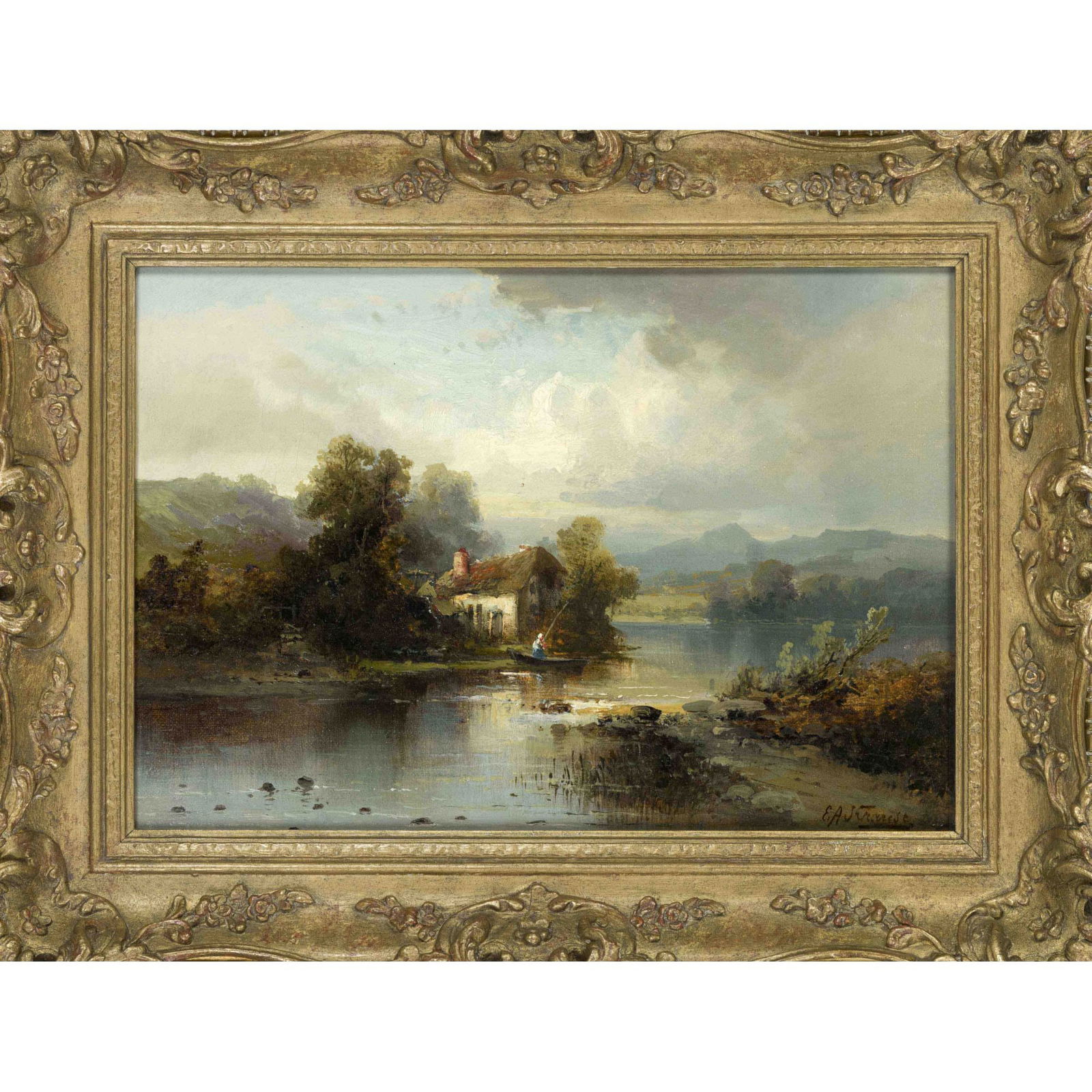 Emil Axel Krause (1871-1945), Da: Emil Axel Krause (1871-1945), Danish painter who studied under Axel Hou and then studied at the Copenhagen Academy. Represented in the Frederiksborg, Aalborg, Randers and Sonderborg museums, among oth