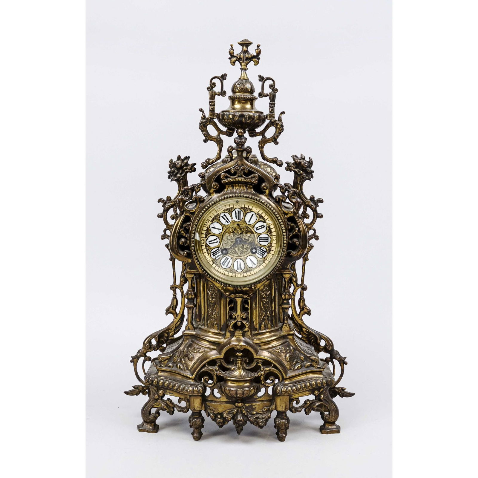 Table clock, 2nd half 19th centu (1 of 1)