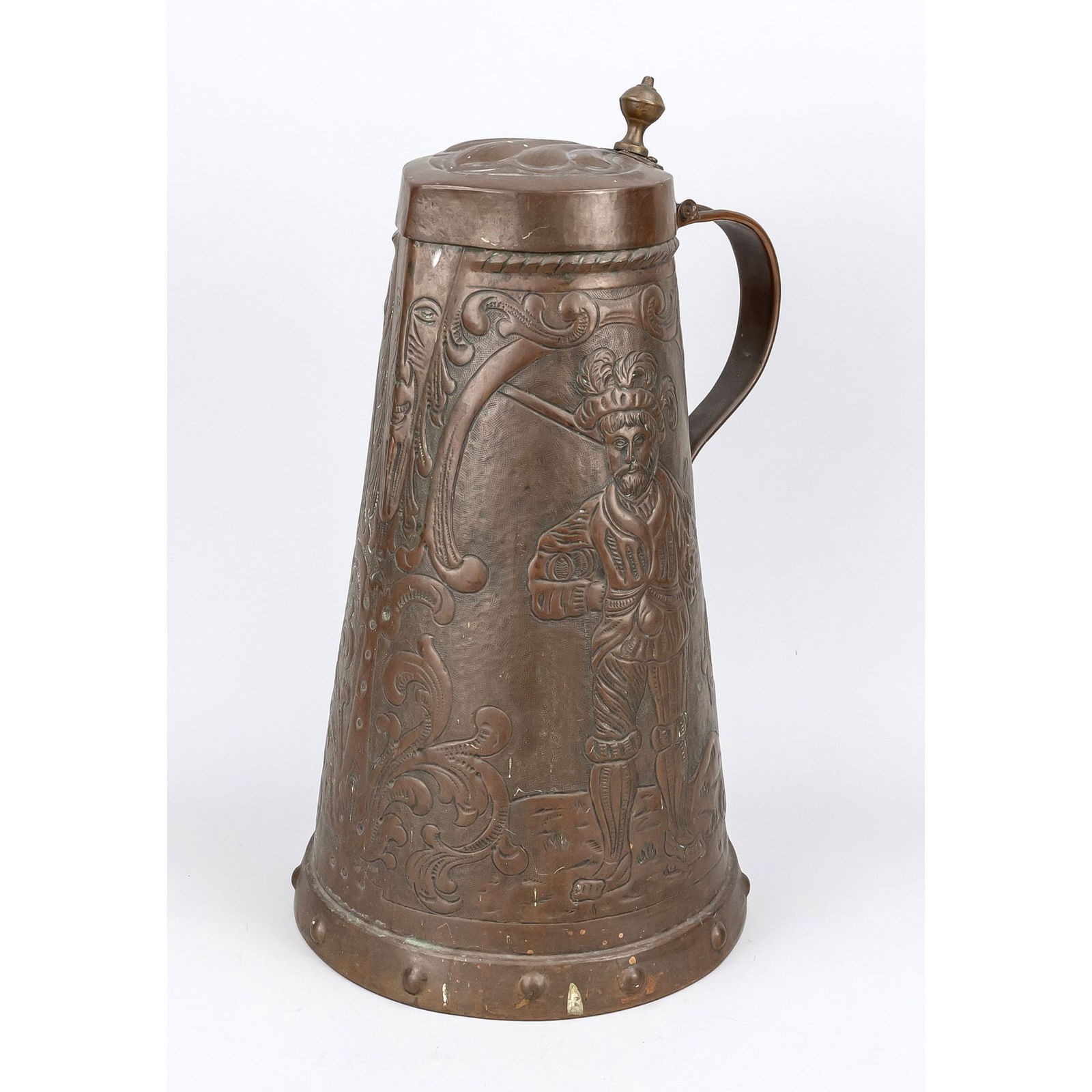 Large jug, 18th century, sheet copper (1 of 1)