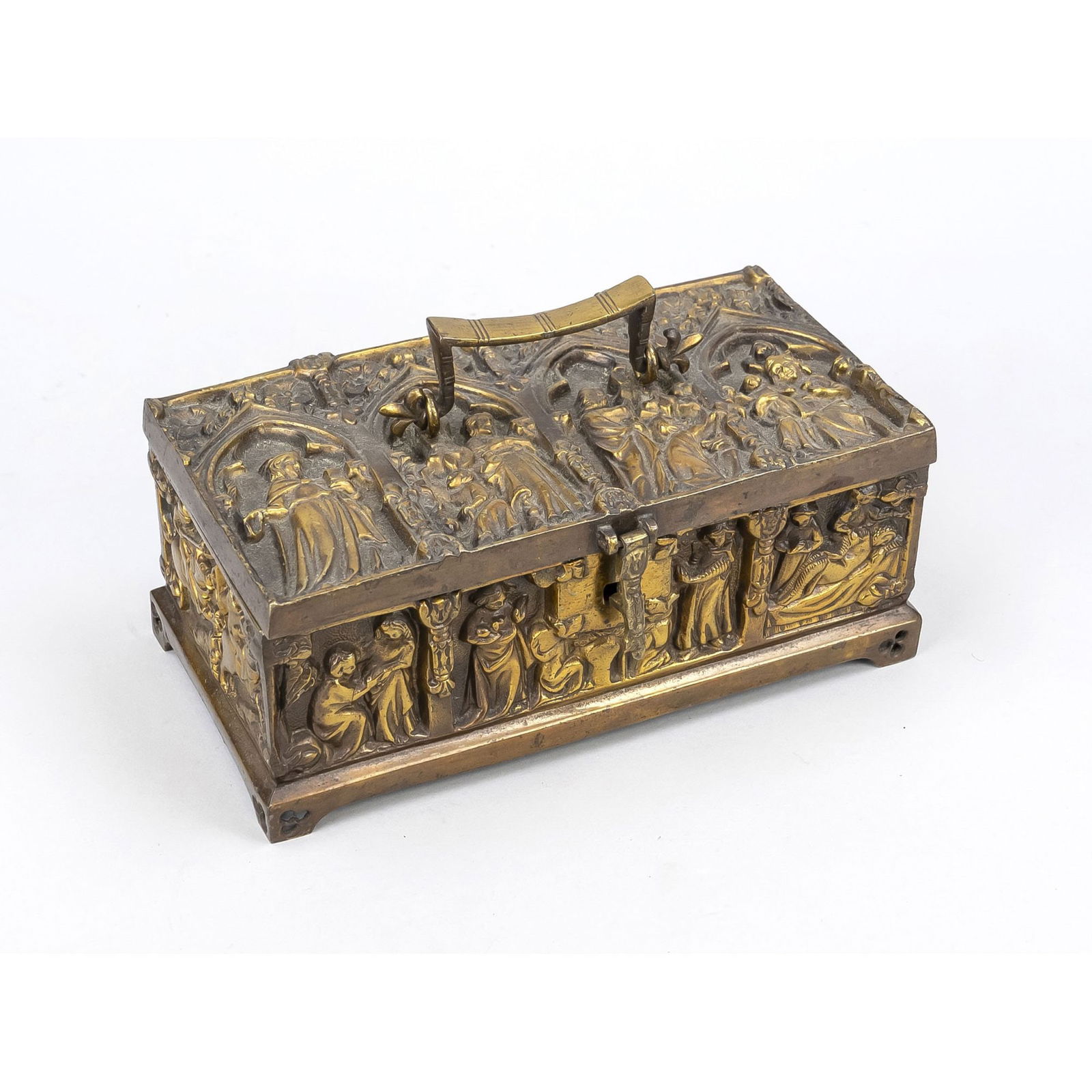 Historicism Casket in Gothic style, l (1 of 6)