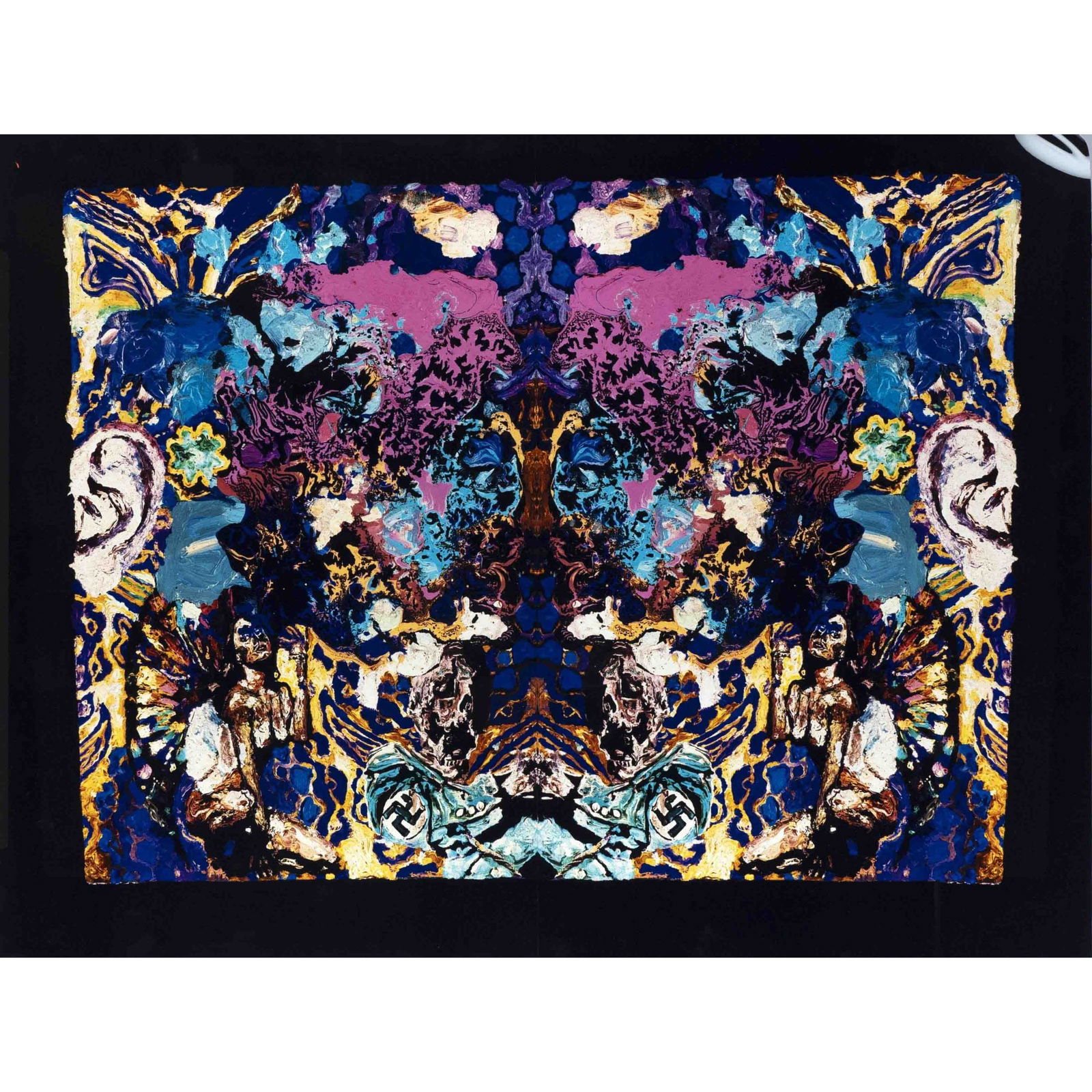 Artists Anonymous (Berlin/London), arti: Artists Anonymous (Berlin/London), artist group founded in 2001, "Hölle (Nachtbild)", 2005, Fujiflex Superglossy Print, titled, signed and dated on the reverse in stencil lettering, 78.5 x 102 cm