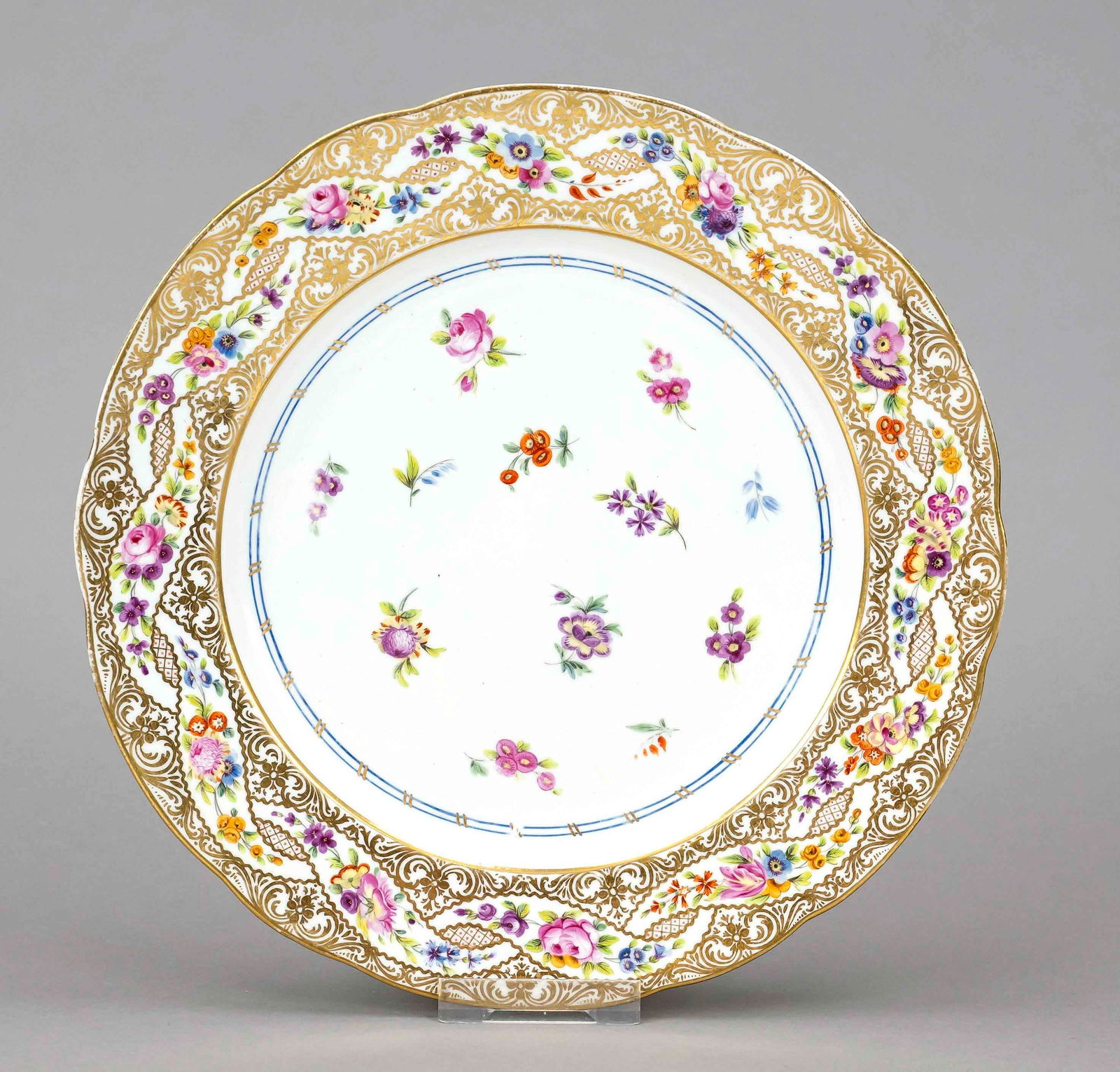 Dining plate, Sevres, France, c. 1770- (1 of 2)