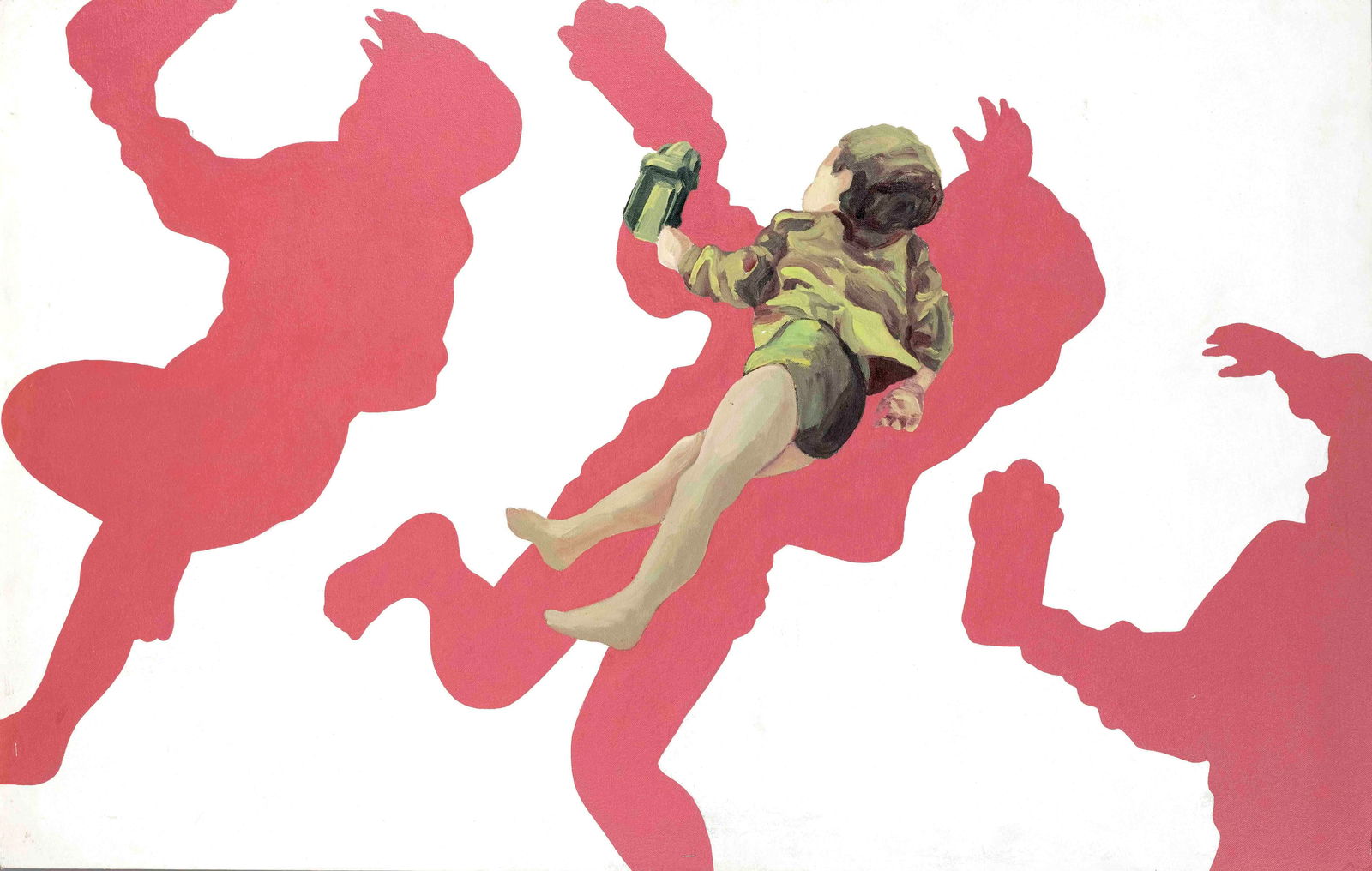 Klaus Walter (*1964), born in Glauchau: Klaus Walter (*1964), born in Glauchau, contemporary artist, studied in Leipzig under Dietrich Burger and Arno Rink, lives and works in Berlin since 2007, ''Der Teppich'', oil on canvas mounted on chi