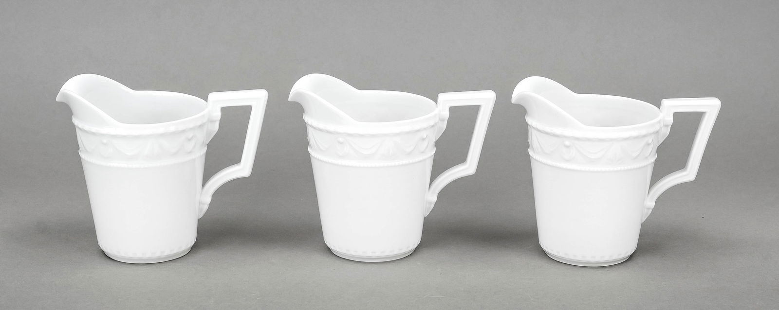 Three milk jugs, KPM Berlin, mark (1 of 1)