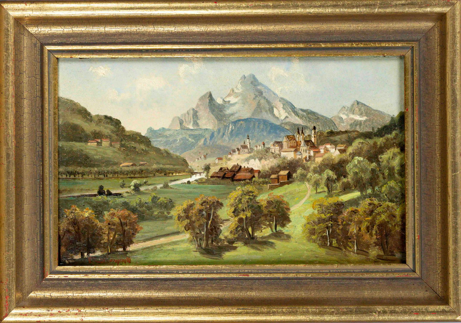 Unknown painter c. 1900, View of (1 of 1)