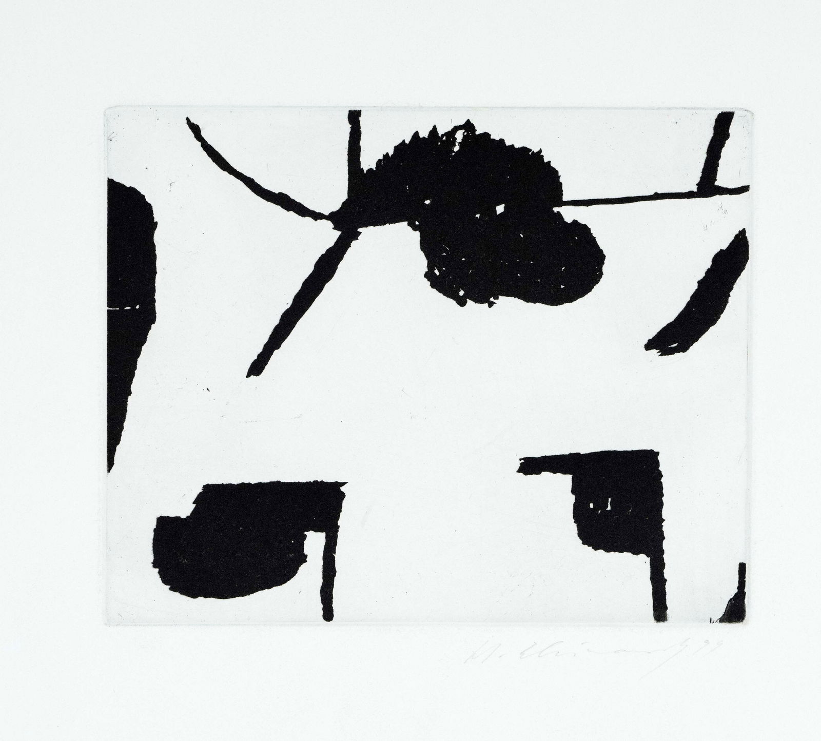 Collection of 10 etchings by vari: Collection of 10 etchings by various artists, 2nd half of the 20th and 21st century: including Hanns Schimansky (*1949), n.d., Paco Knöller (*1950), n.d., Peter Freese (*1941), ''der abgeheftete Mens