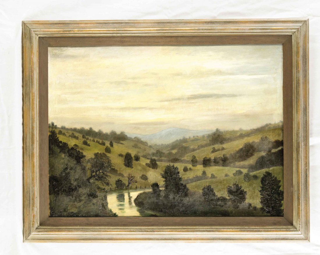 Julius Hermann Kummer (Dresden 1817-1872), dt.: Julius Hermann Kummer (Dresden 1817-1872), dt. Landschaftsmaler und Lithograph, Studium an der AK Dresden unter C. A. Richter, in der Revolutionszeit Emigration Kummers 1849 nach Amerika, Weites Tal m