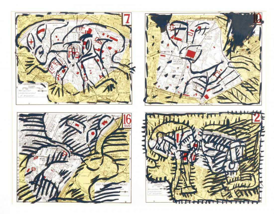 Konvolut von 20 Grafiken d. 20. Jh., Karl Rölling: Konvolut von 20 Grafiken d. 20. Jh., Karl Rölling (1904-1981), Karl Sartorius Krefeld, Federlithographie 'Jeremias' von Alfred Kubin (1877-1959), Portrait von G.B. Shaw von Horst Janssen, sowie Litho