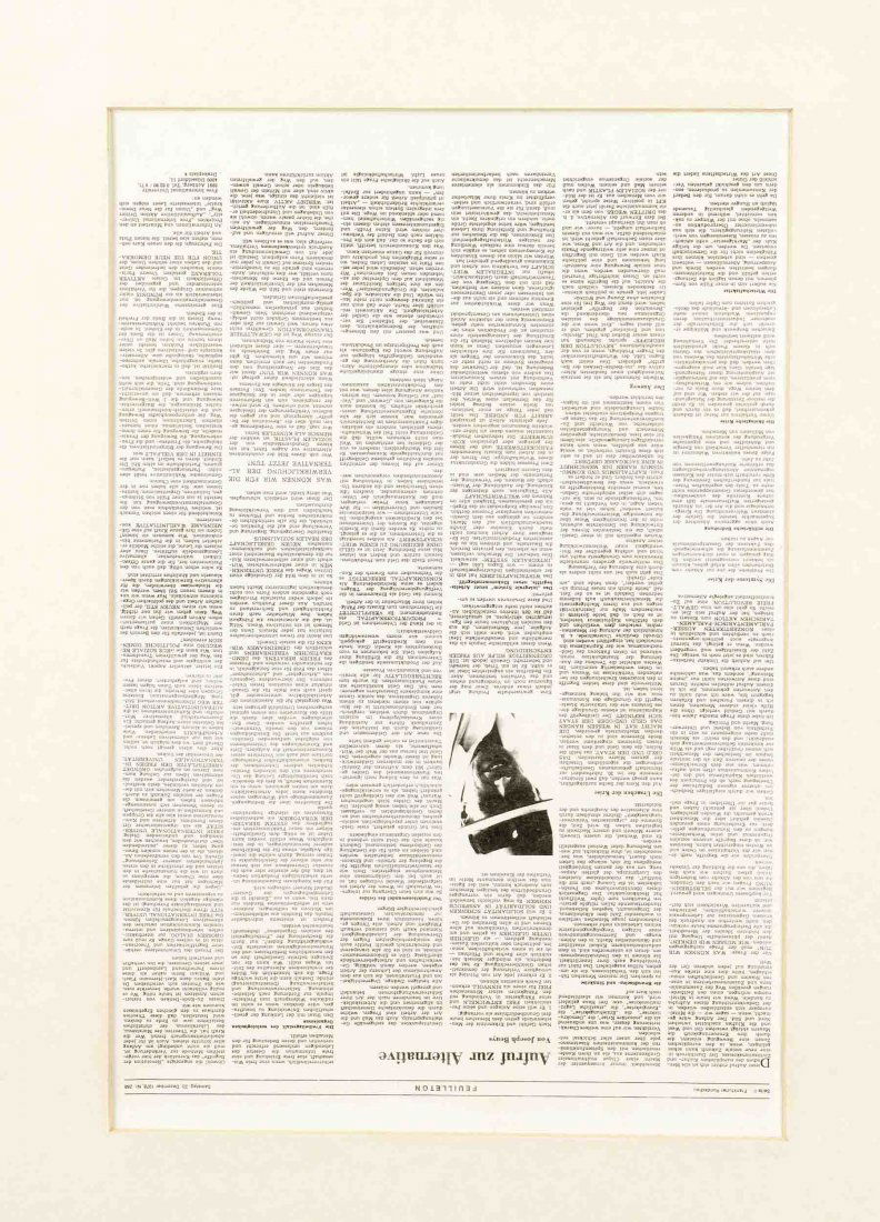 Konvolut von 12 Grafiken d. 20. Jh., Joseph Beuys: Konvolut von 12 Grafiken d. 20. Jh., Joseph Beuys (1921-1986), Daniel Spoerri (1930), Eugen Gomringer (1925), August Oppenberg (1896-1971), Will Küpper (1893-1972), Guy Bardone (1927) u.a., ger. bis