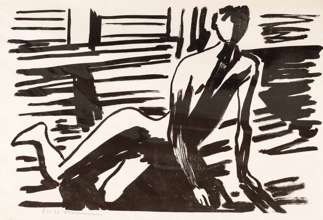 Konvolut von 11 Grafiken d. 20. Jh., Hans Thoma: Konvolut von 11 Grafiken d. 20. Jh., Hans Thoma (1839-1924), Max Klinger (1857-1920), Eugen Kampf (1861-1933) u.a., versch. Techniken u. Maße, zumeist handsign.