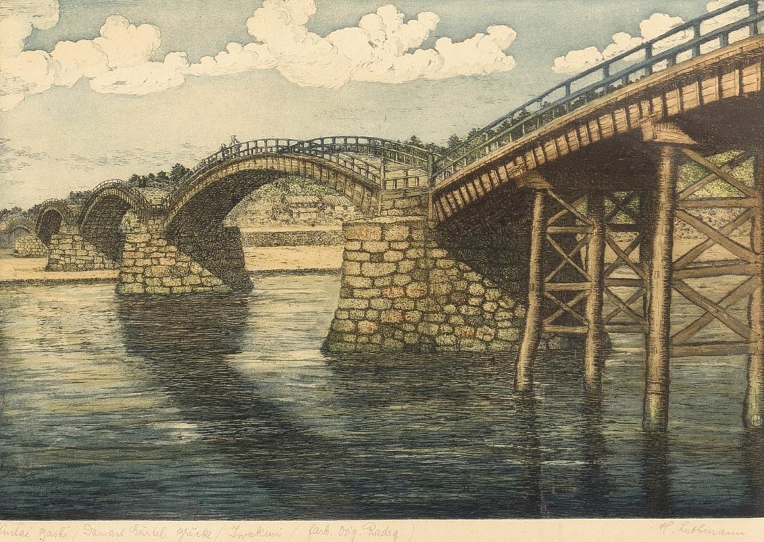 Konvolut von 12 Grafiken d. 19./20. Jh., diverse, teils: Konvolut von 12 Grafiken d. 19./20. Jh., diverse, teils ital. Veduten, Hans Luthmann (1888-1945), Hermann Wolff Radierung, versch. Maße u. Techniken, zumeist handsign.