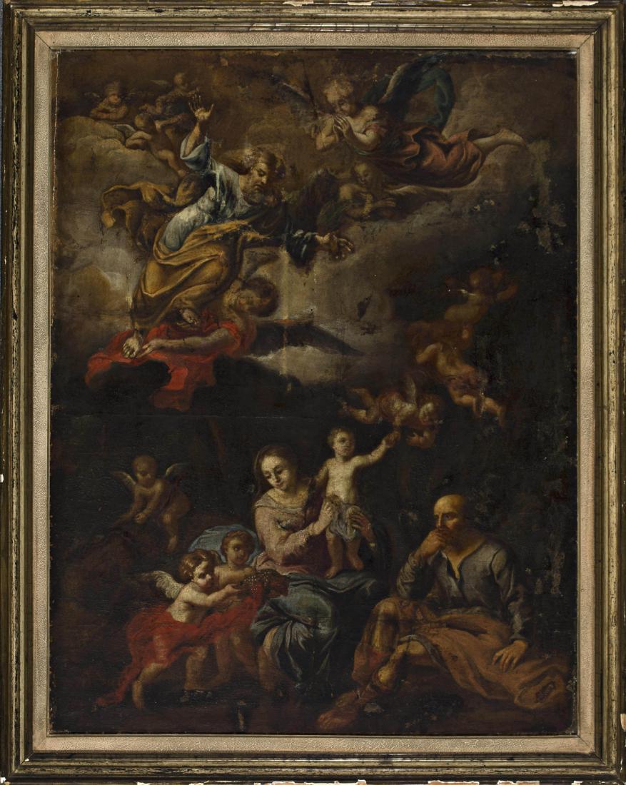 Italian school, 18th Century The Holy Family with God (1 of 1)