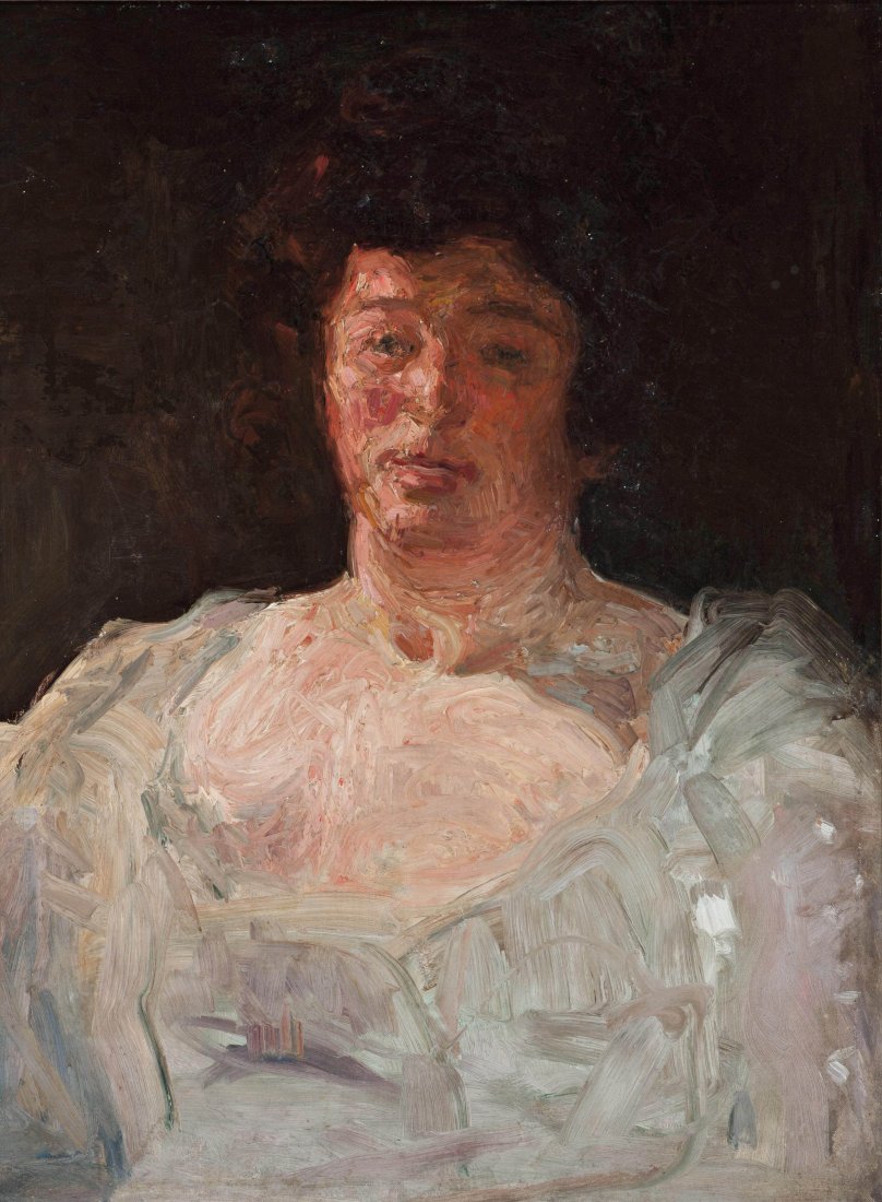 Hermenegildo Anglada Camarasa Barcelona 1872 -: Hermenegildo Anglada Camarasa Barcelona 1872 - PollenÃ§a 1959 Lily Grenier Oil on canvas With signature remains. Made circa 1900. Exhibitions: Sala ParÃ©s, Barcelona, October 1979; Sala ParÃ©s,