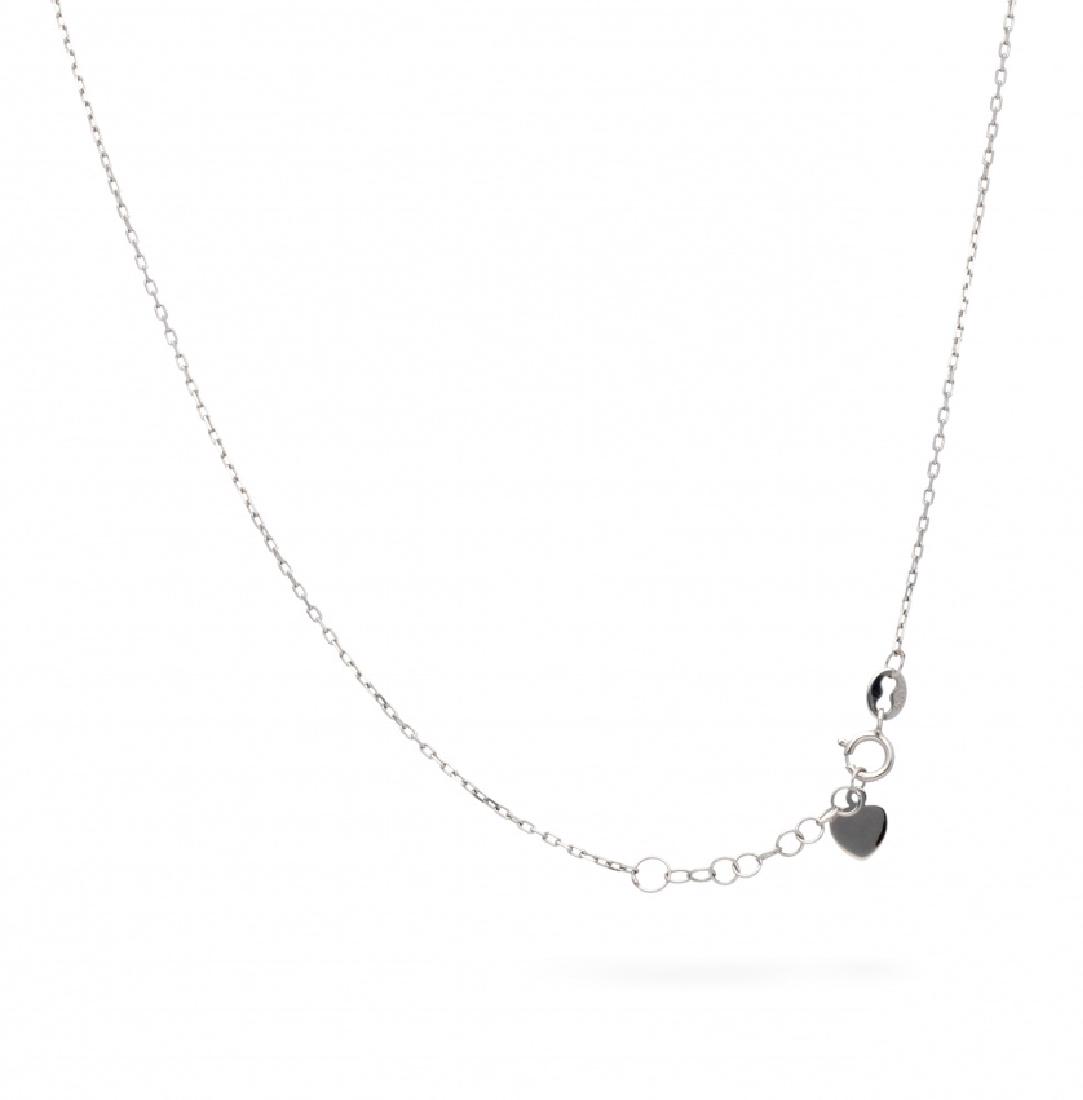 White gold and diamonds long necklace (1 of 2)