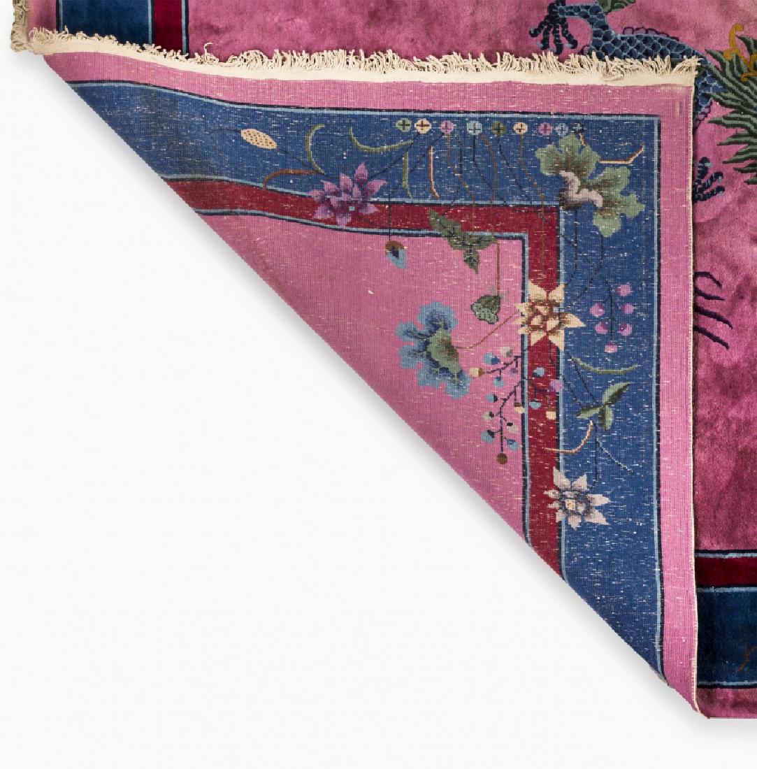 Chinese wool carpet, first half of the 20th Century (1 of 2)