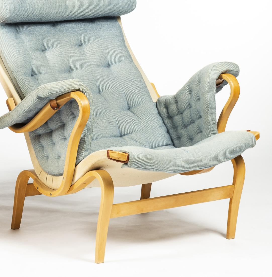 Bruno Mathsson, "Pernilla" beech armchair made for Dux,: Bruno Mathsson VÃ¤rnamo 1907 - 1988 "Pernilla" beech armchair made for Dux, circa 1969 99x87x91 cm