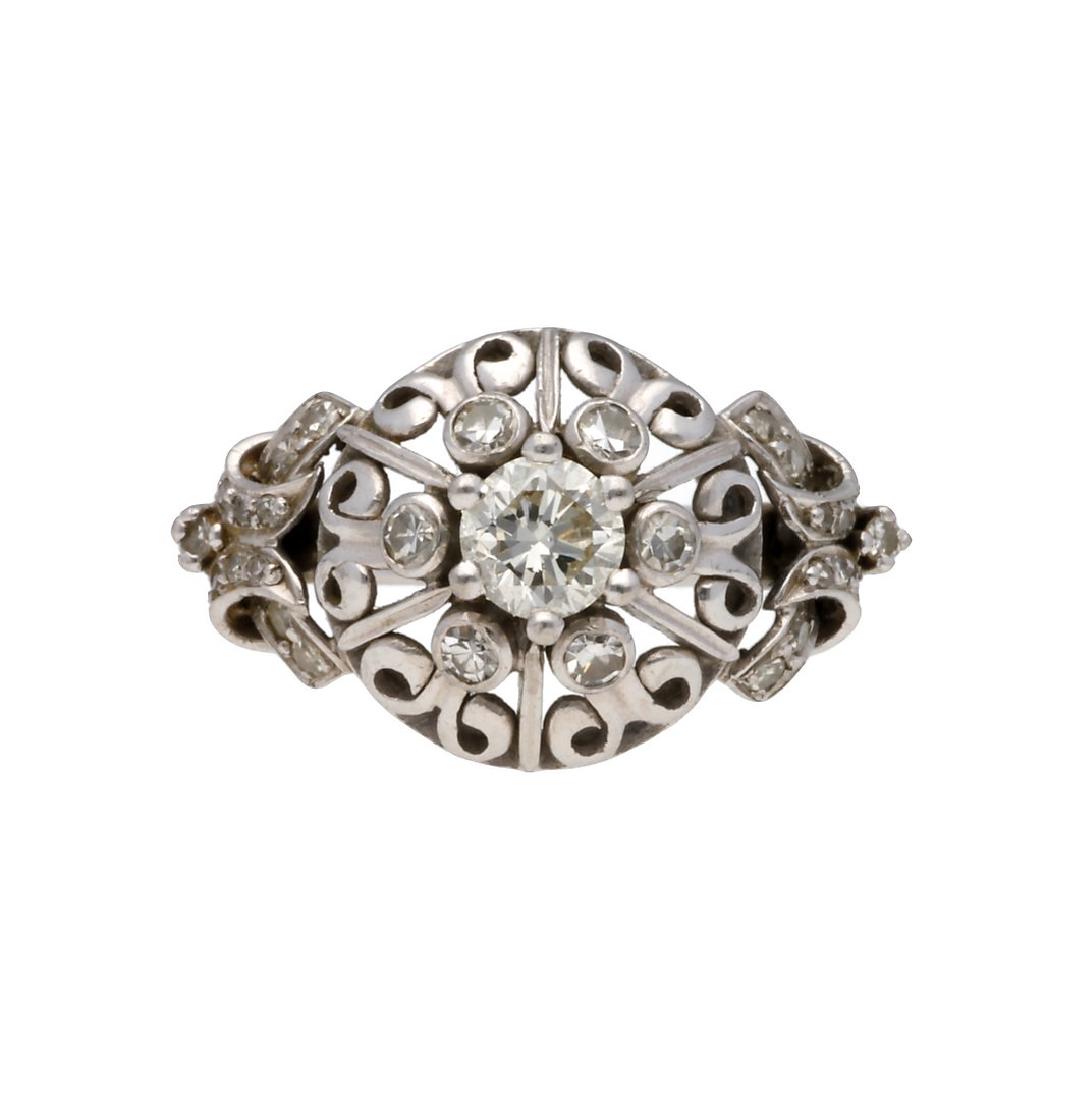 Diamonds ring, circa 1950. (1 of 2)